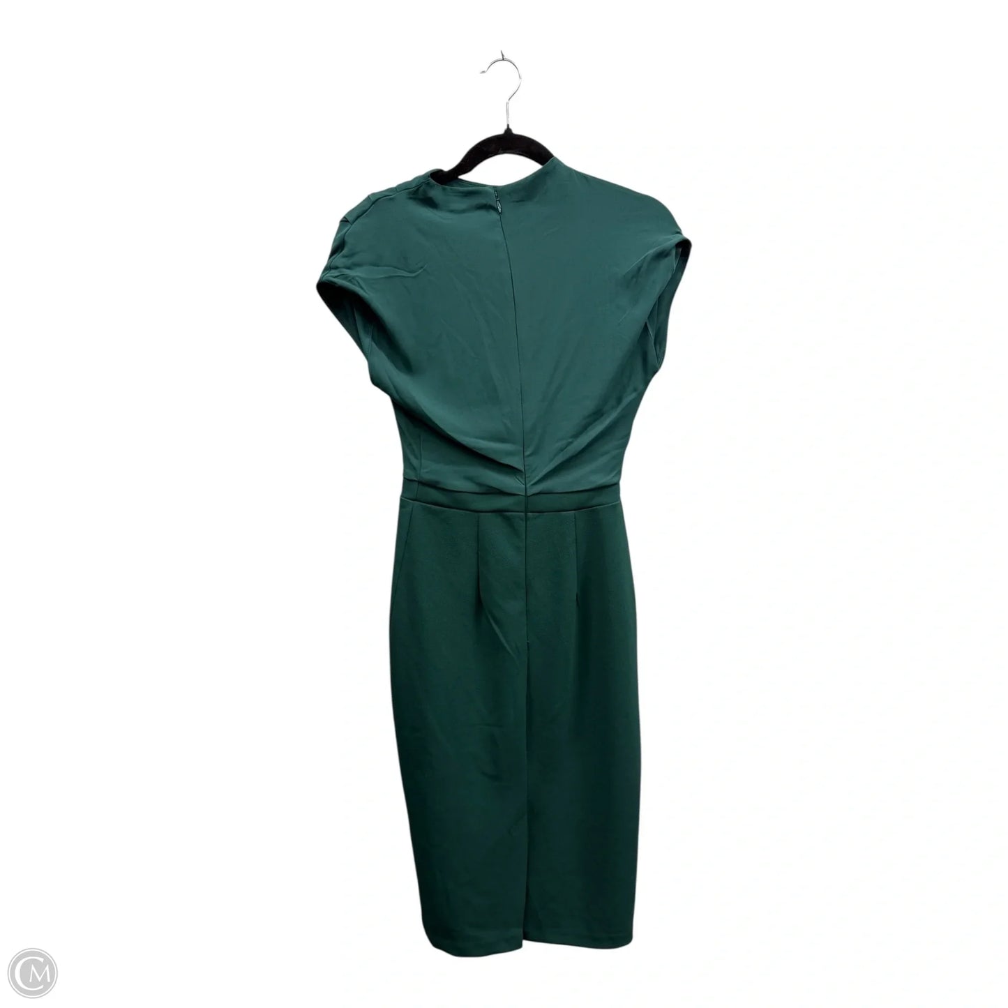 Dress Casual Midi By Express In Green, Size: Xs