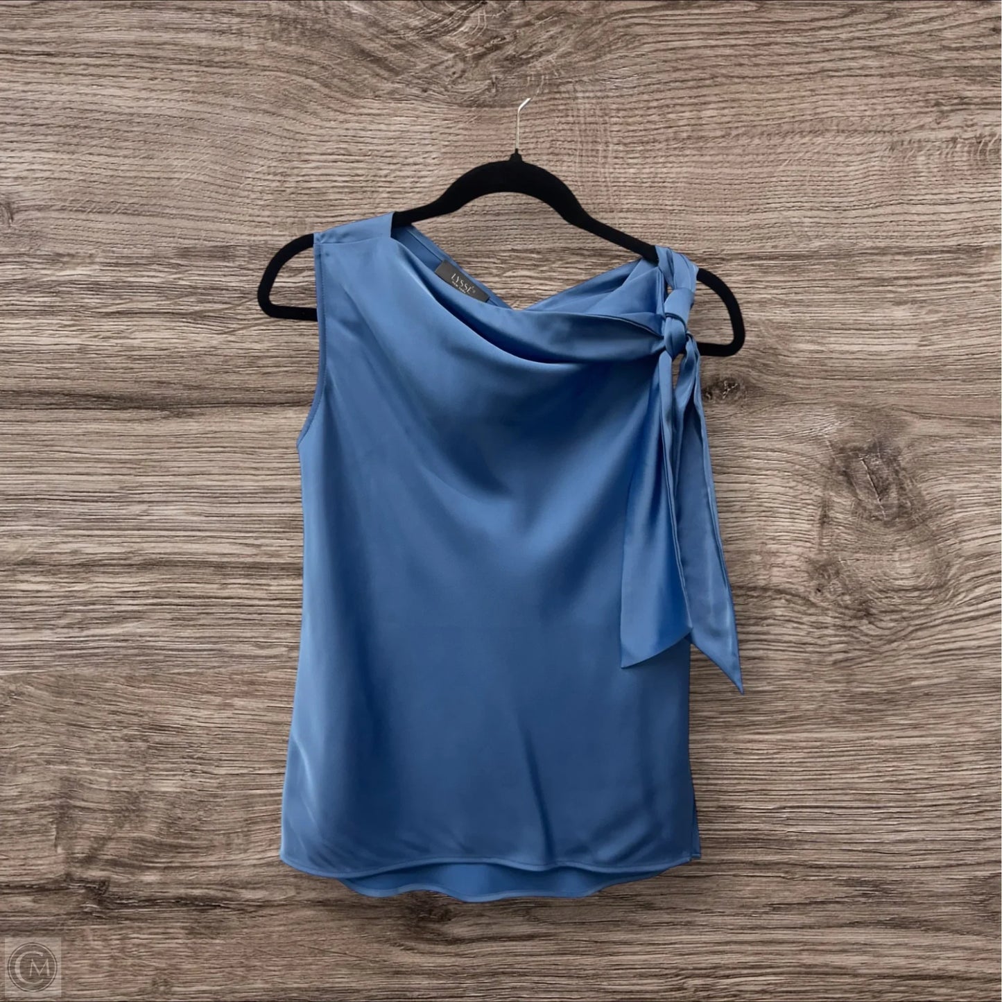 Blouse Sleeveless By Lysse In Blue, Size: Xs