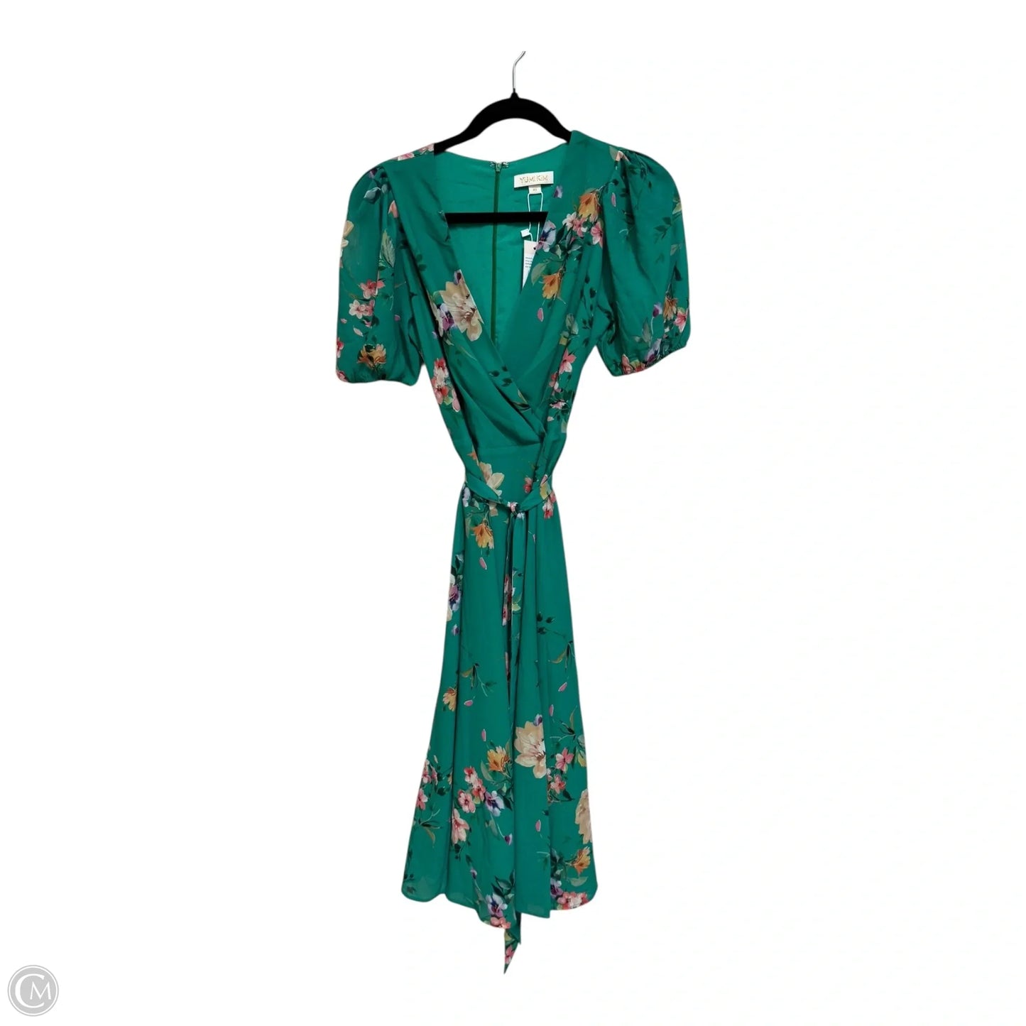 Dress Casual Midi By Yumi Kim In Green & Orange, Size: S
