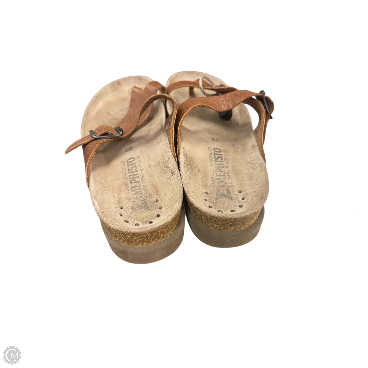 Sandals Flats By Mephisto In Brown, Size: 7.5