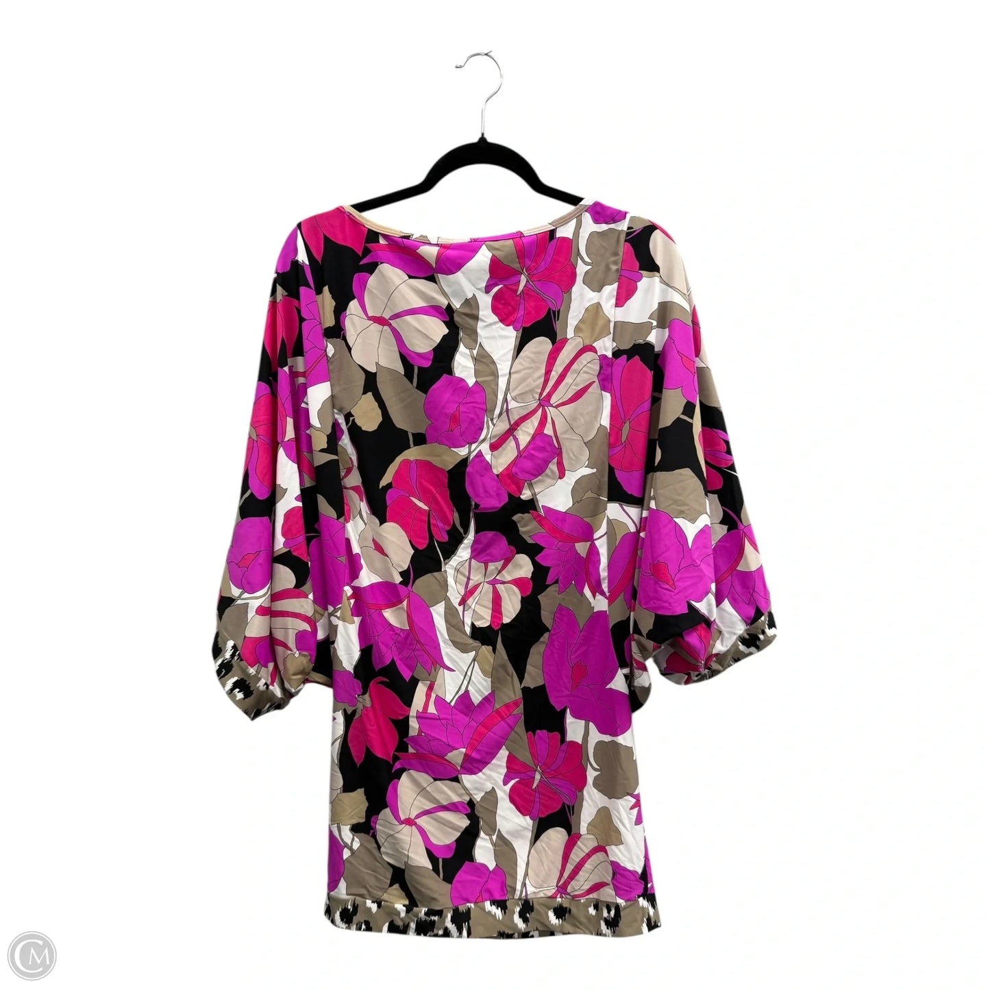 Dress Casual Short By Trina Turk In Pink & Tan, Size: L