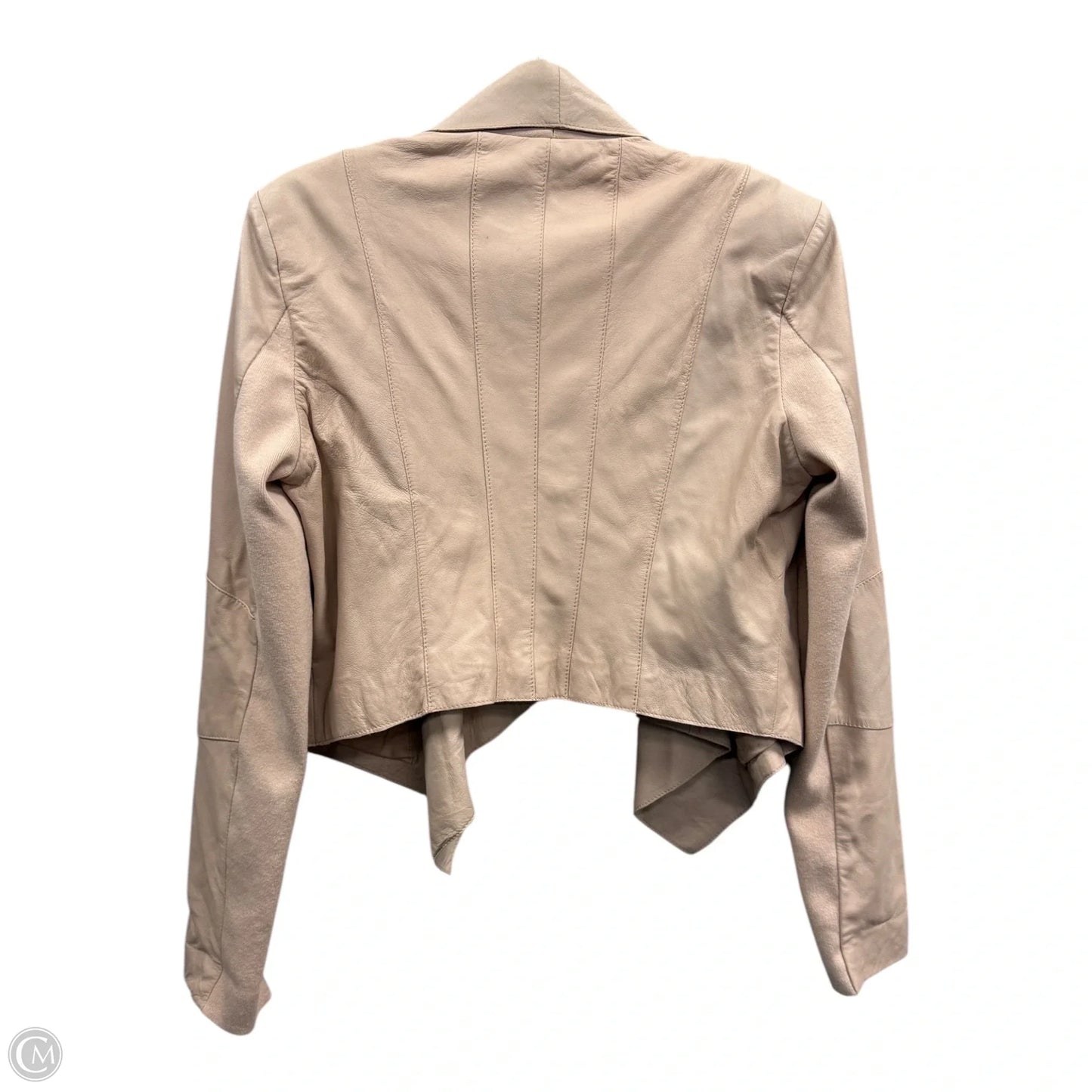Jacket Leather By Bcbgmaxazria In Pink, Size: L