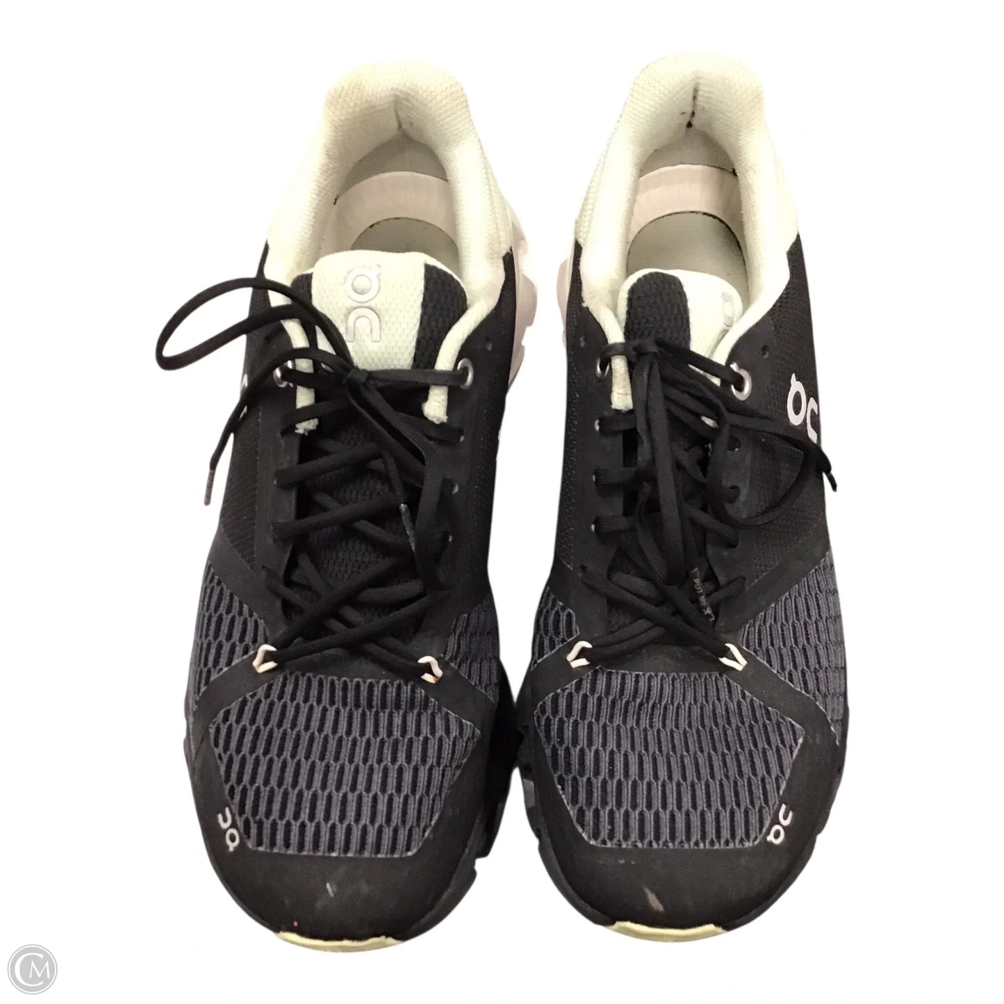 Shoes Athletic By On Cloud In Black & Green, Size: 9