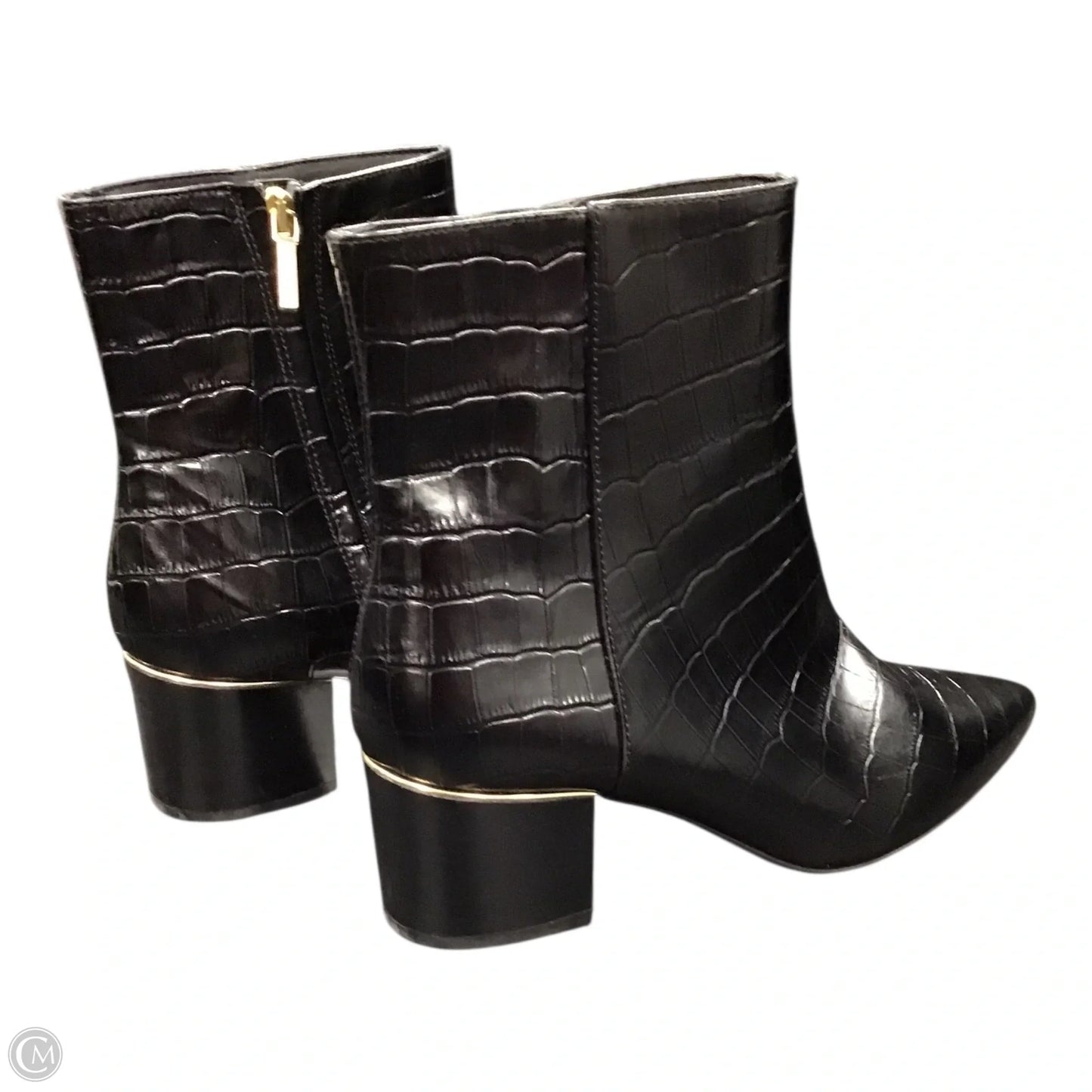 Boots Ankle Heels By Cmc In Black, Size: 8.5