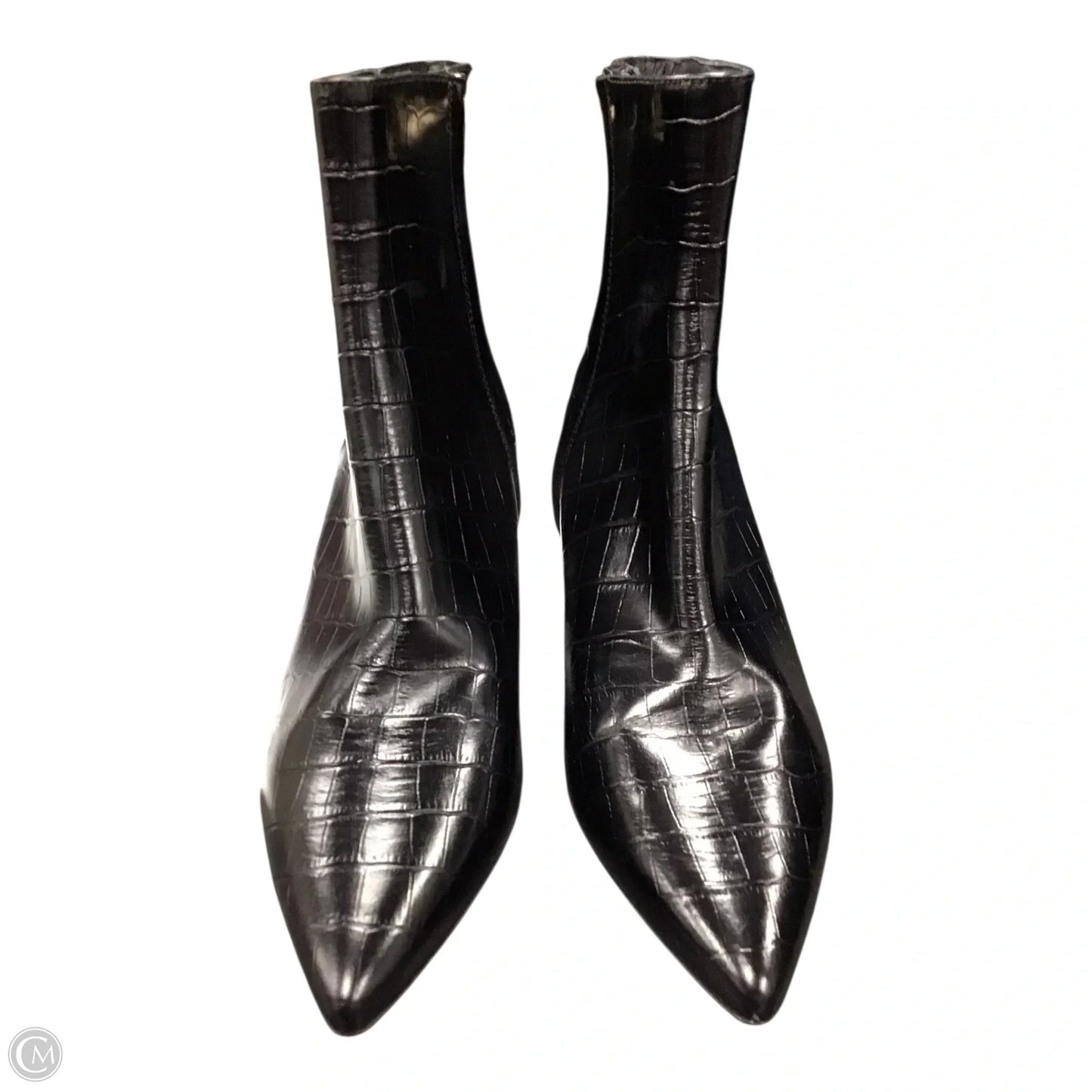 Boots Ankle Heels By Cmc In Black, Size: 8.5