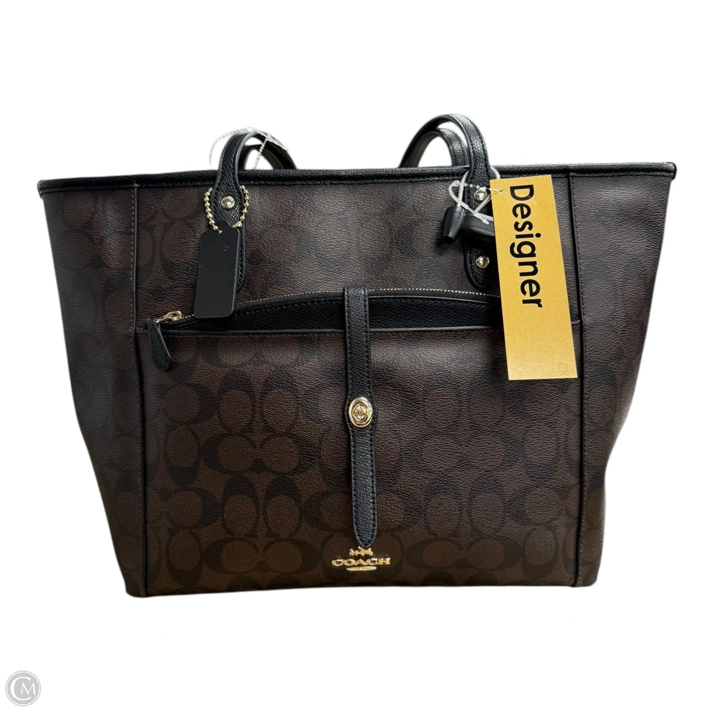 Tote Designer By Coach, Size: Large