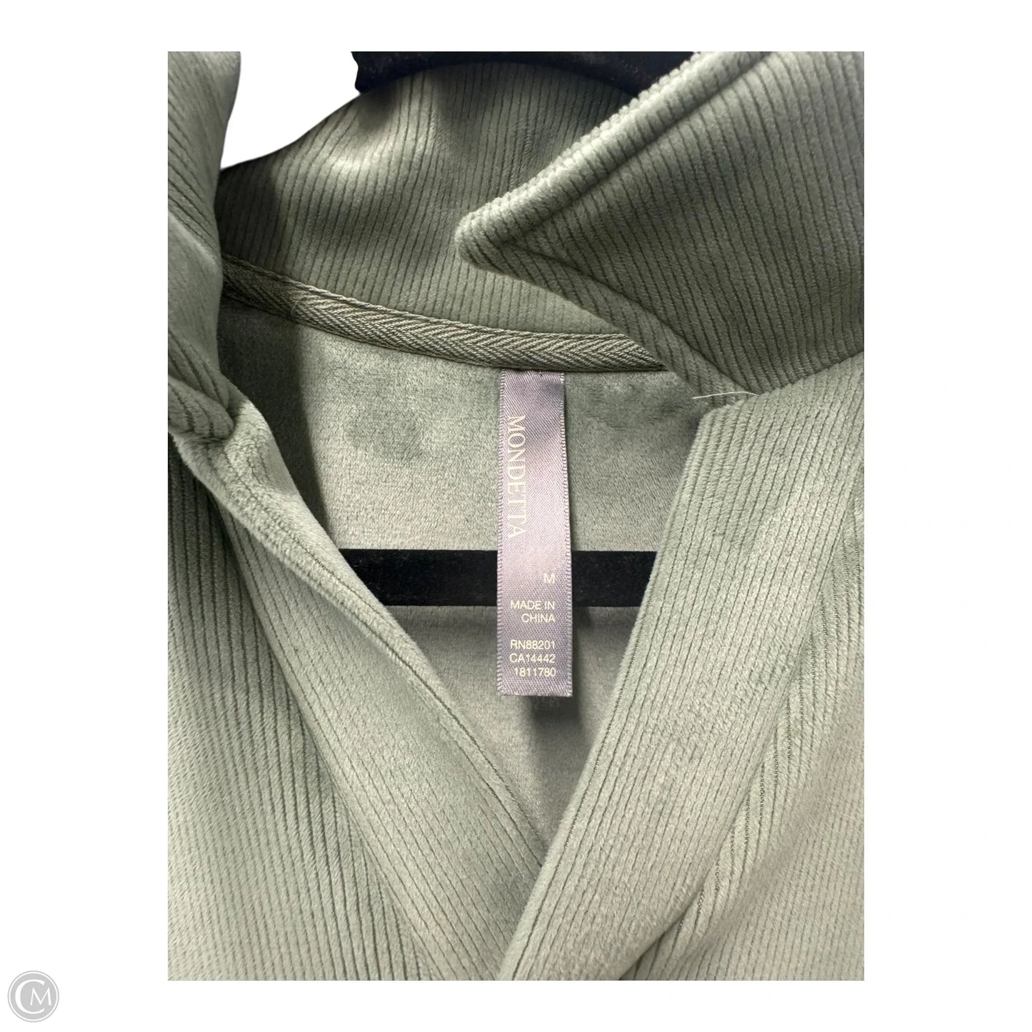 Sweatshirt Collar By Mondetta In Green, Size: M