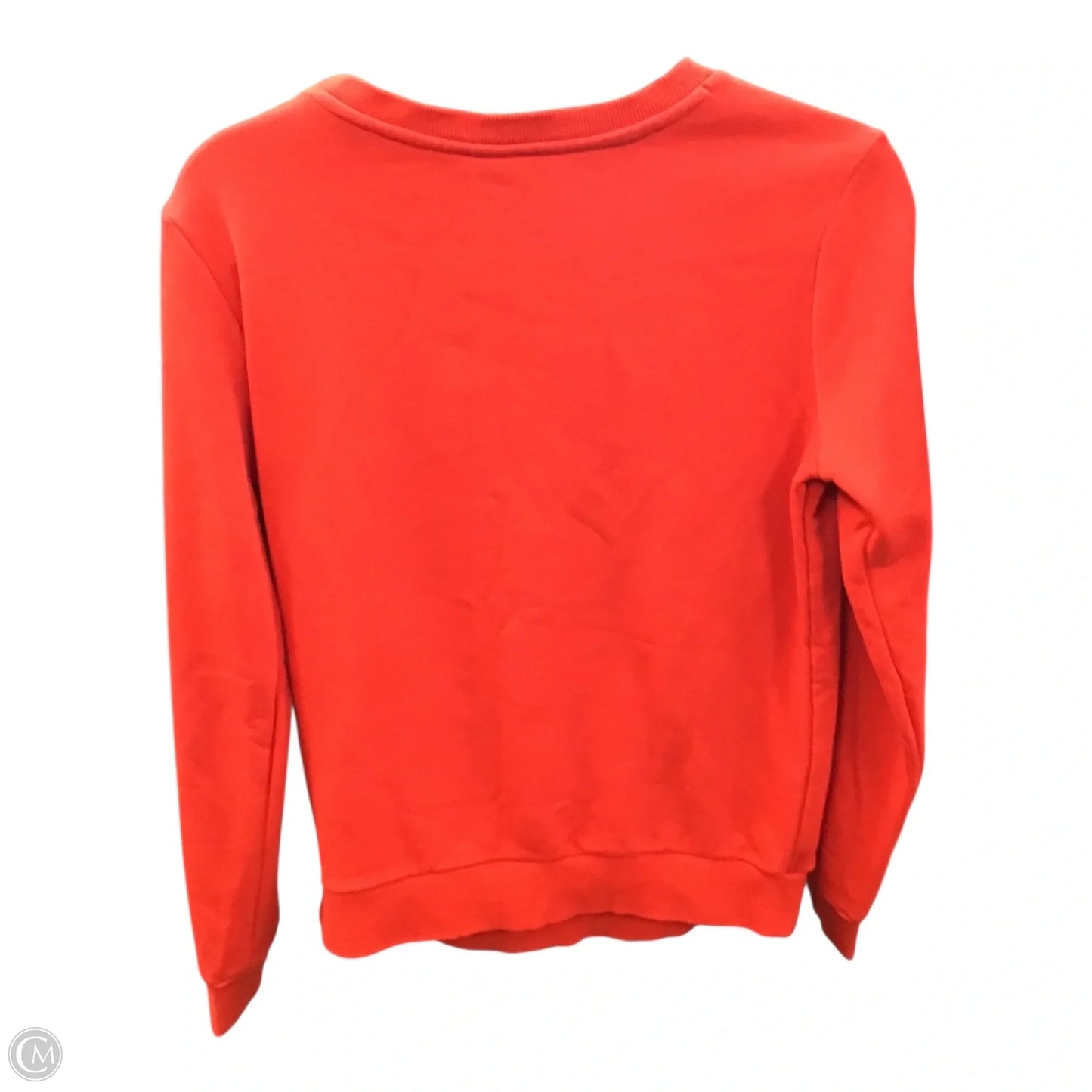 Athletic Sweatshirt Crewneck By Adidas In Red & White, Size: S