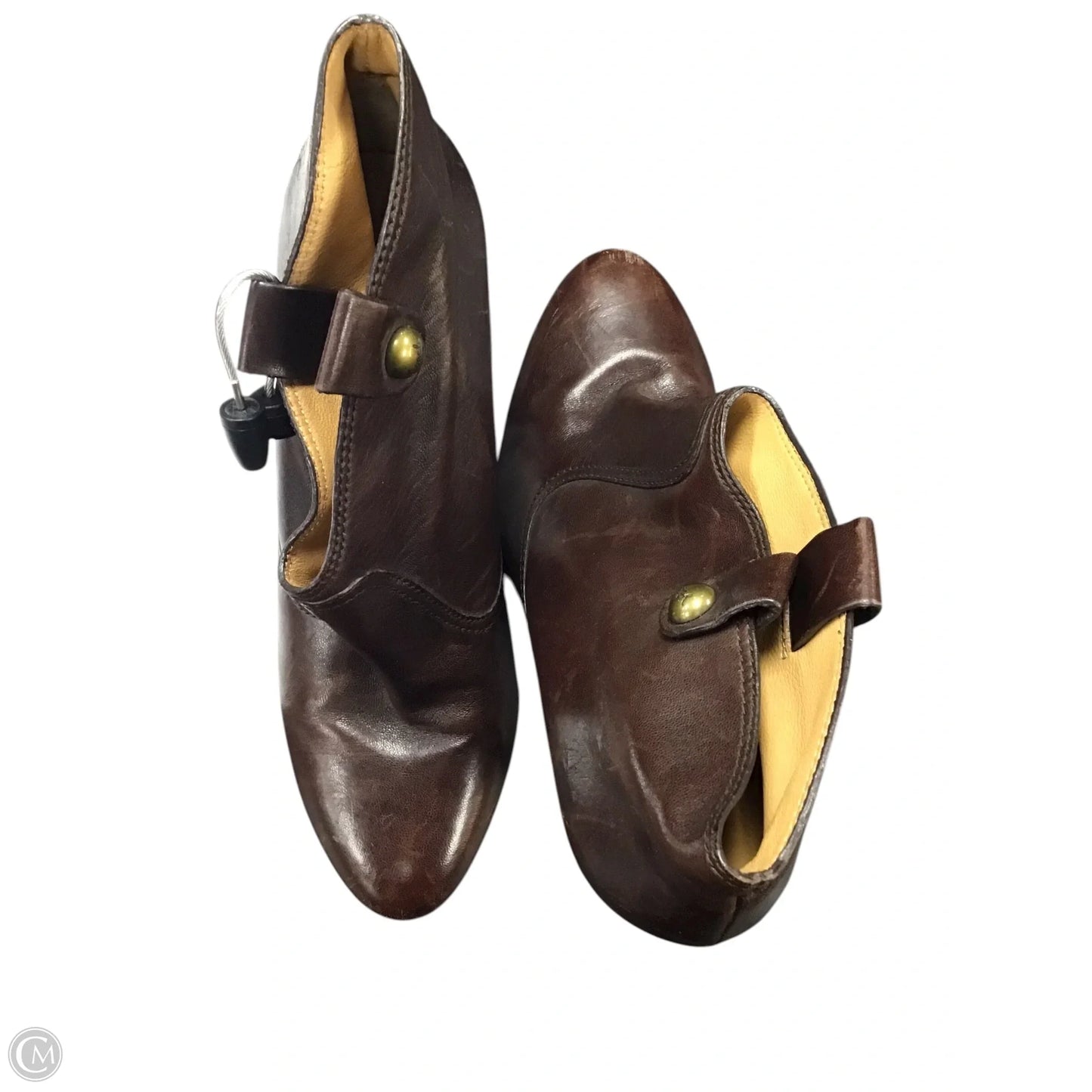 Boots Designer By Coach In Brown, Size: 10