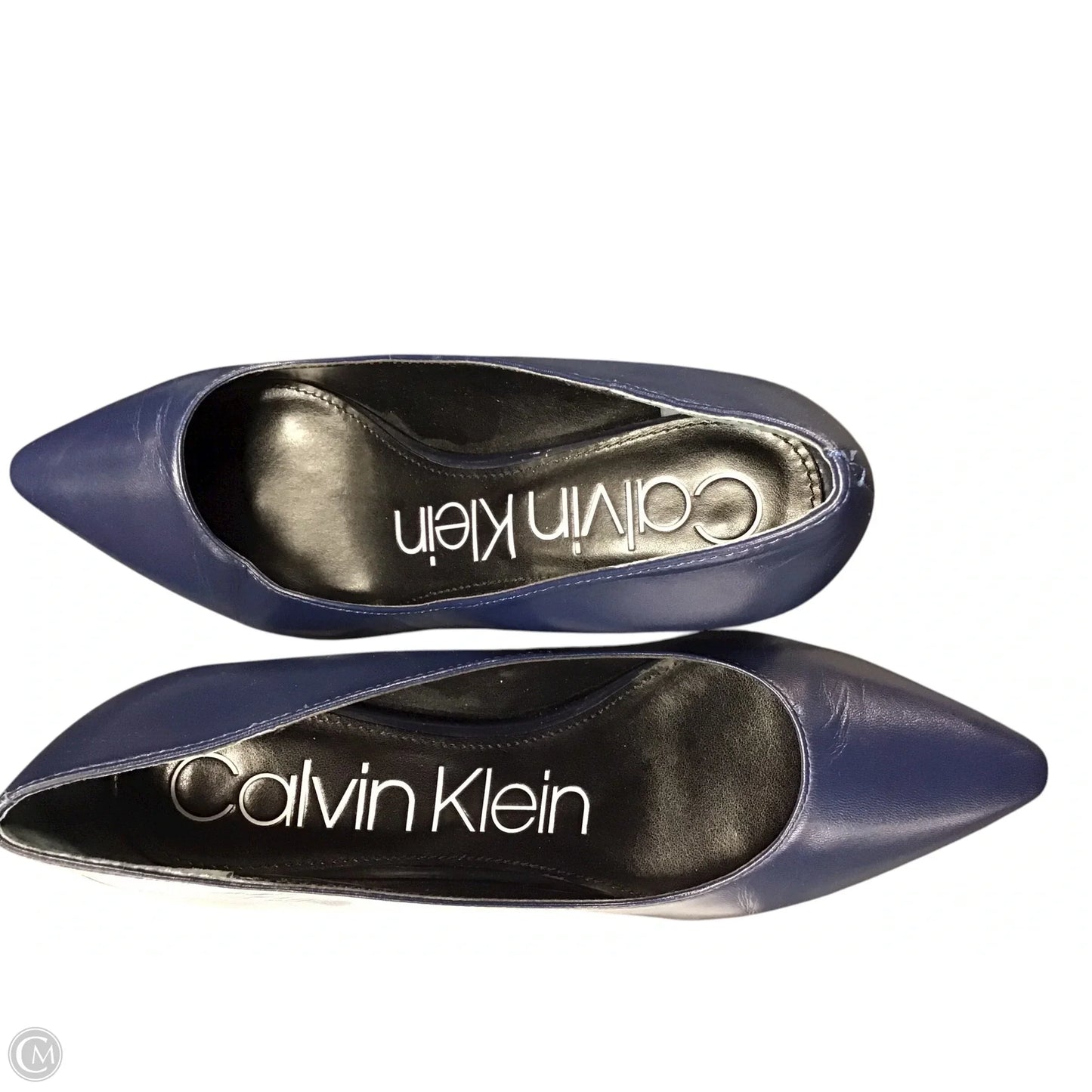 Shoes Heels Block By Calvin Klein In Blue, Size: 8