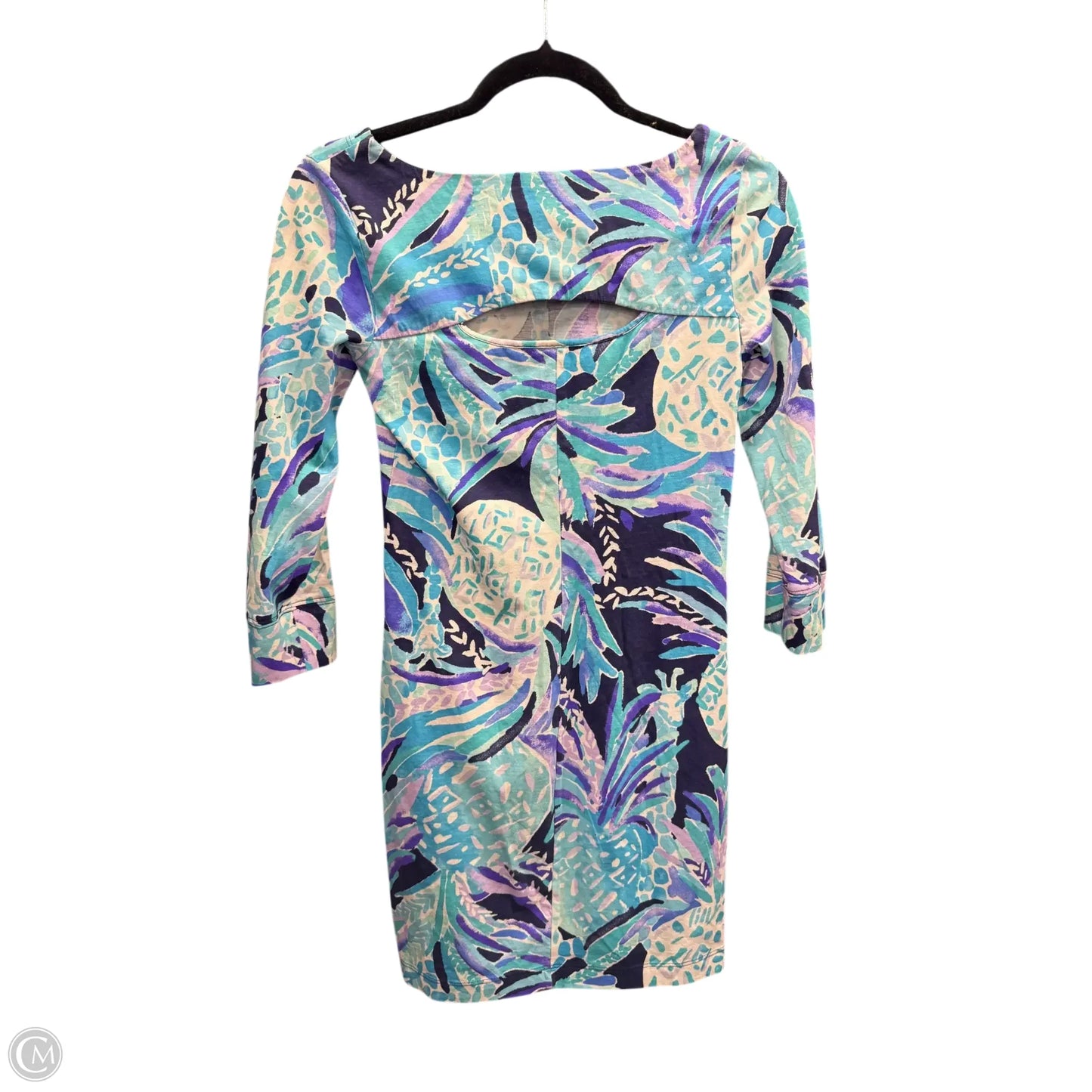 Dress Designer By Lilly Pulitzer In Blue & Purple, Size: Xs