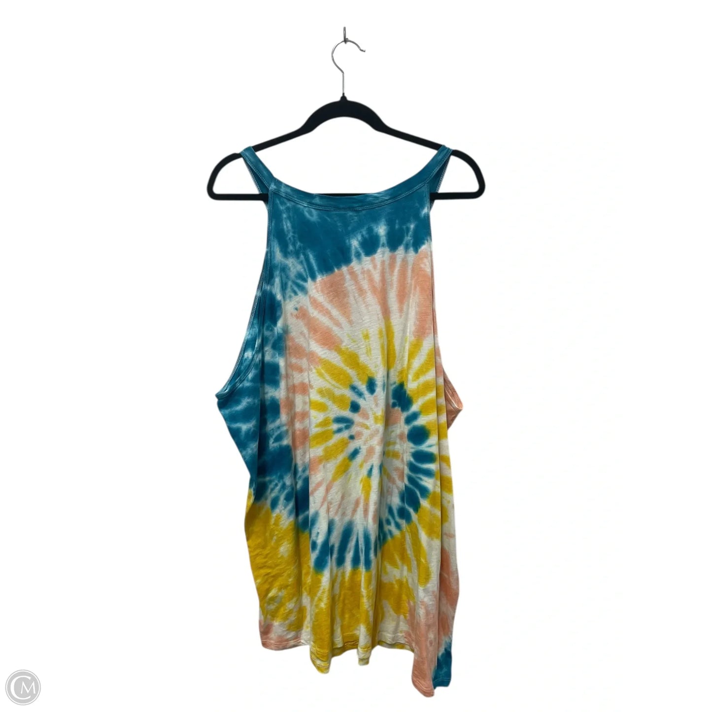 Tunic Long Sleeve By Torrid In Tie Dye Print, Size: 4x