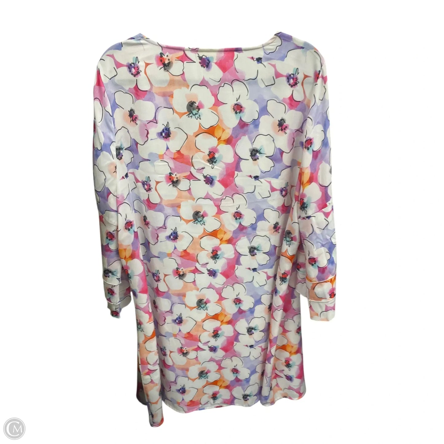 Dress Casual Short By Maison Jules In Floral Print, Size: 3x