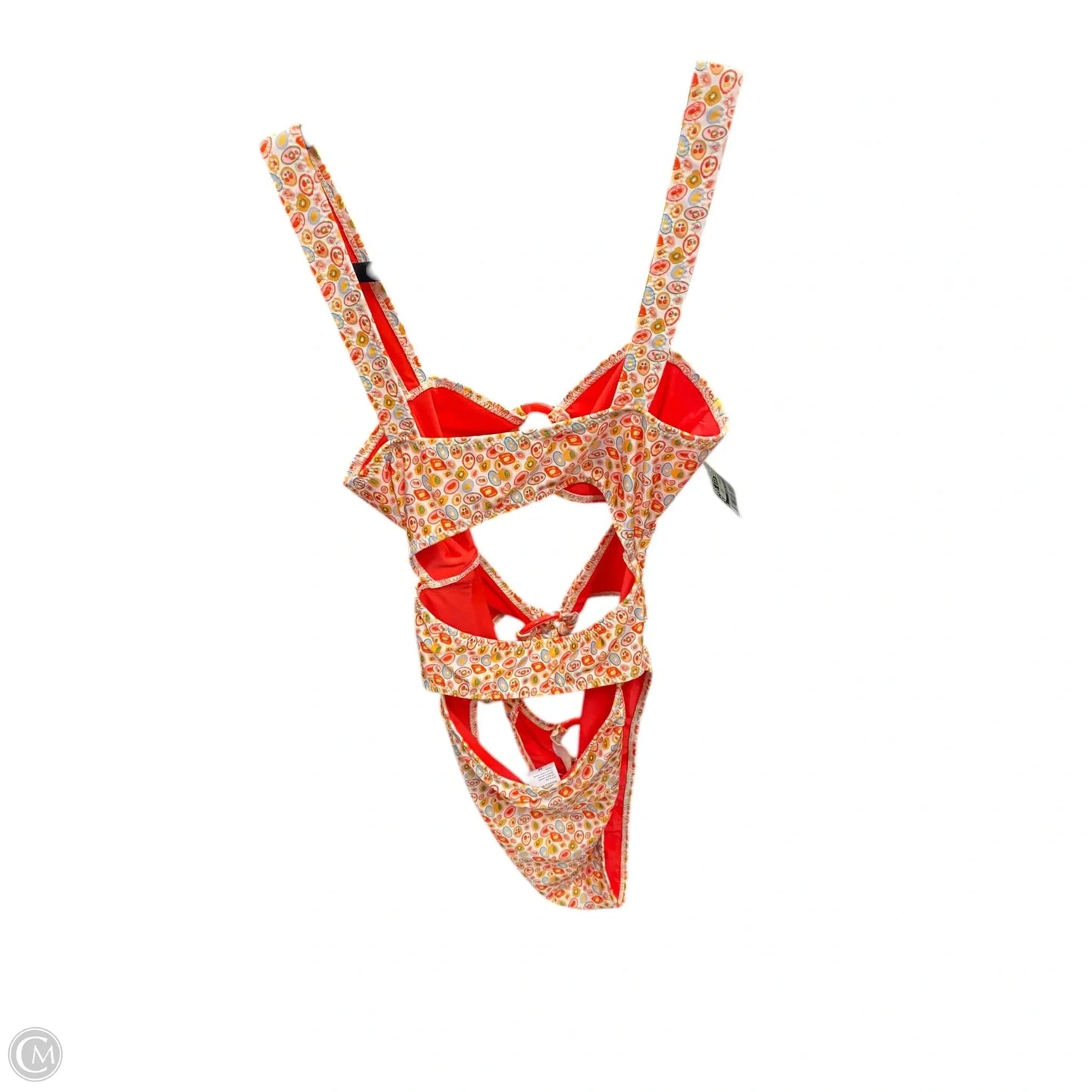Swimsuit By Clothes Mentor In Orange & Yellow, Size: M