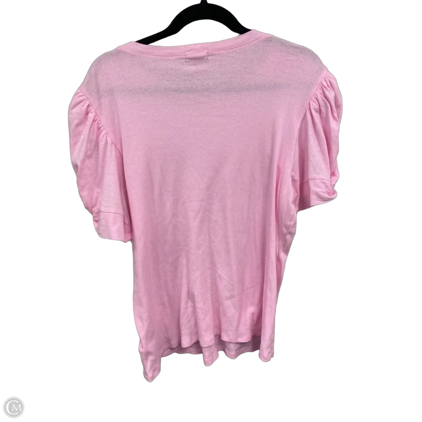 Top Short Sleeve By Vince Camuto In Pink, Size: Xxl