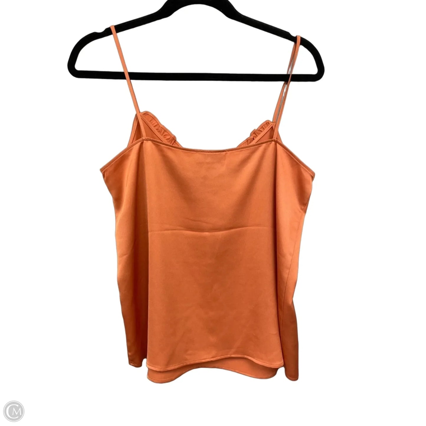 Blouse Sleeveless By Loft In Orange, Size: S