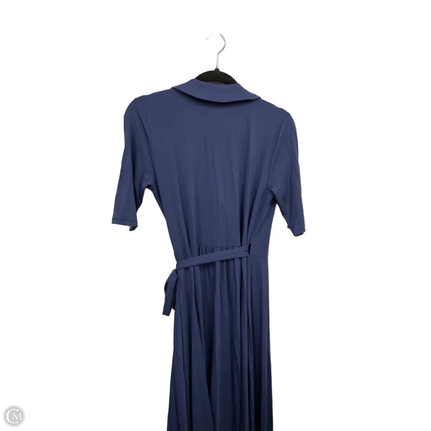 Dress Casual Maxi By Quince In Navy, Size: M