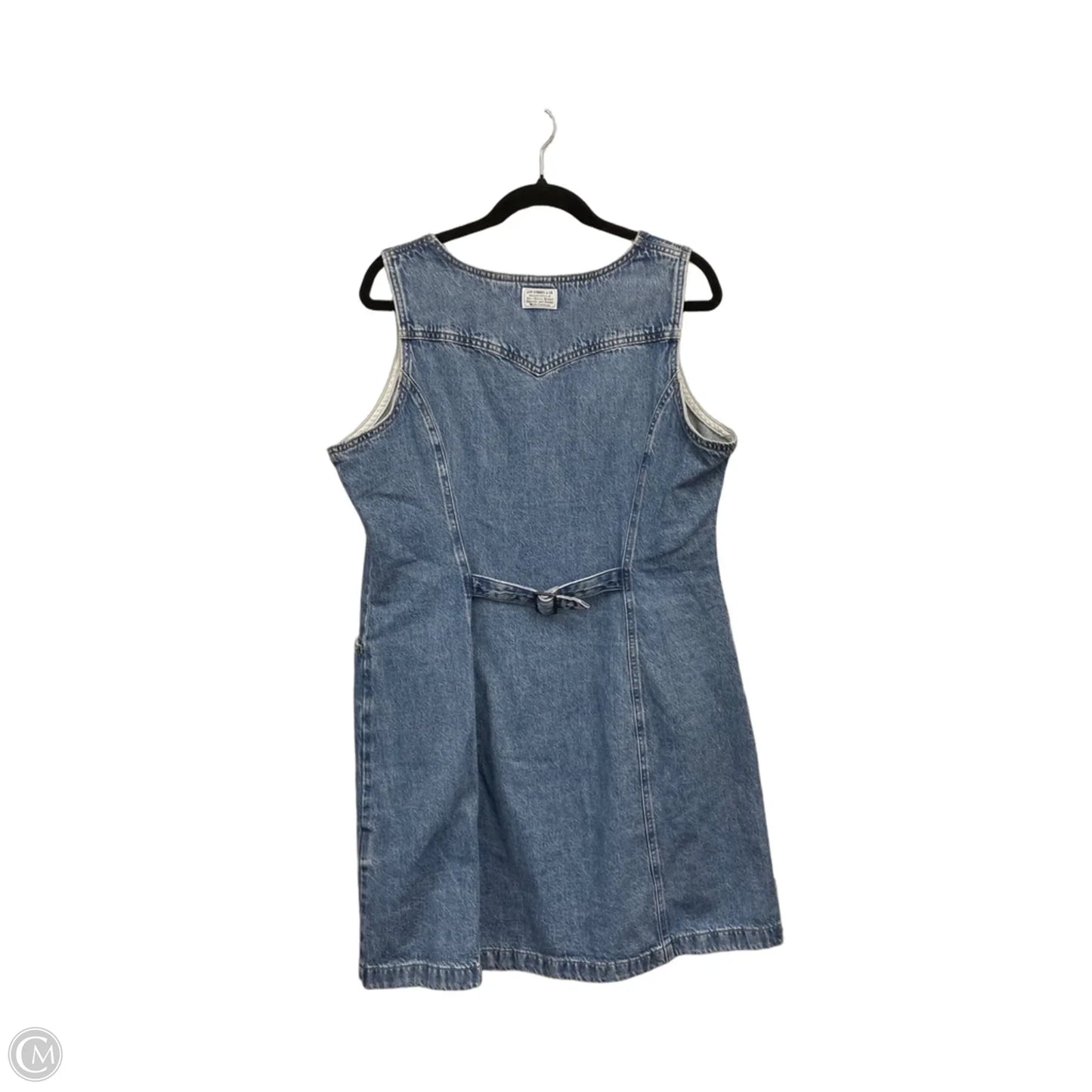 Dress Casual Short By Levis In Blue Denim, Size: Xl