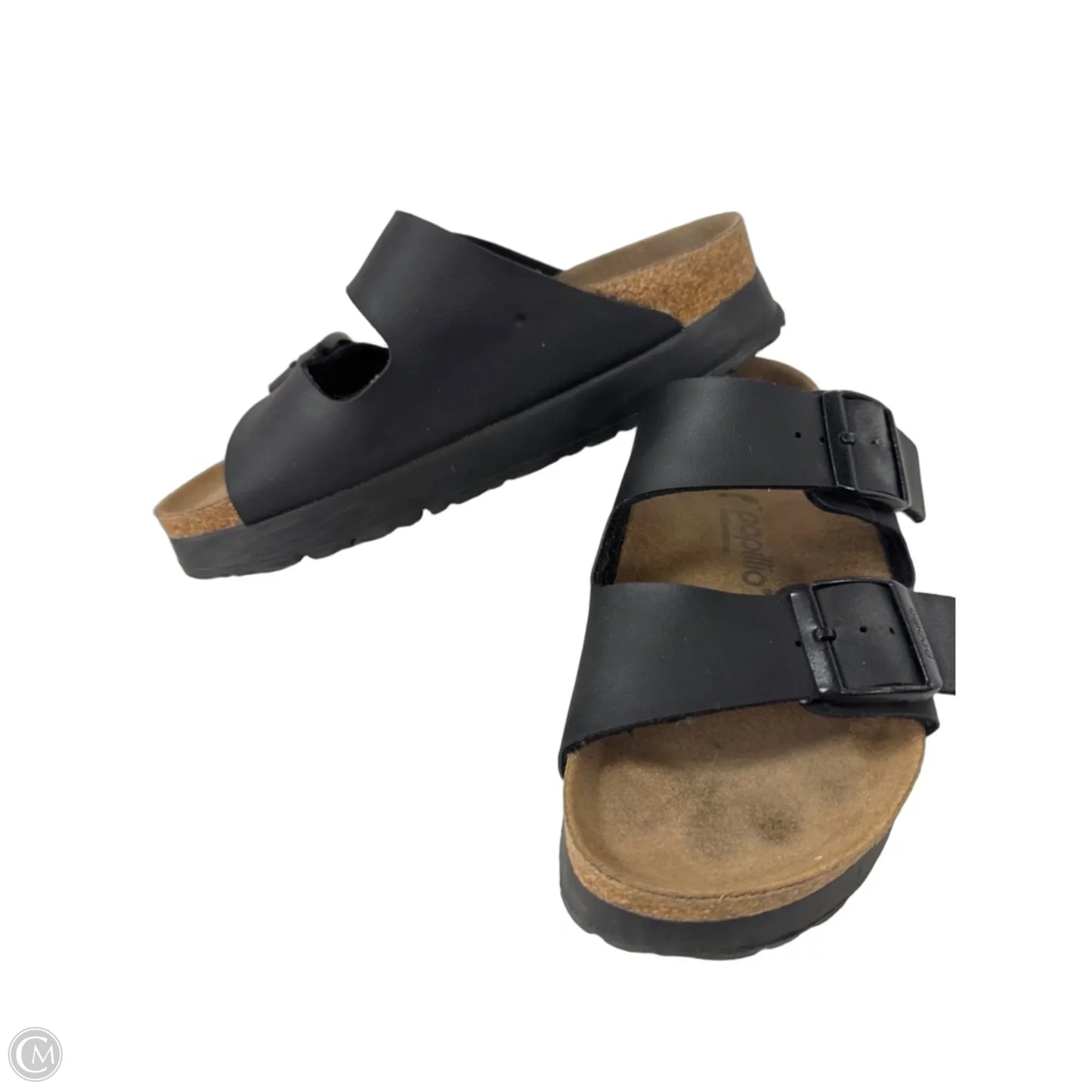 Sandals Flats By Cma In Black, Size: 8