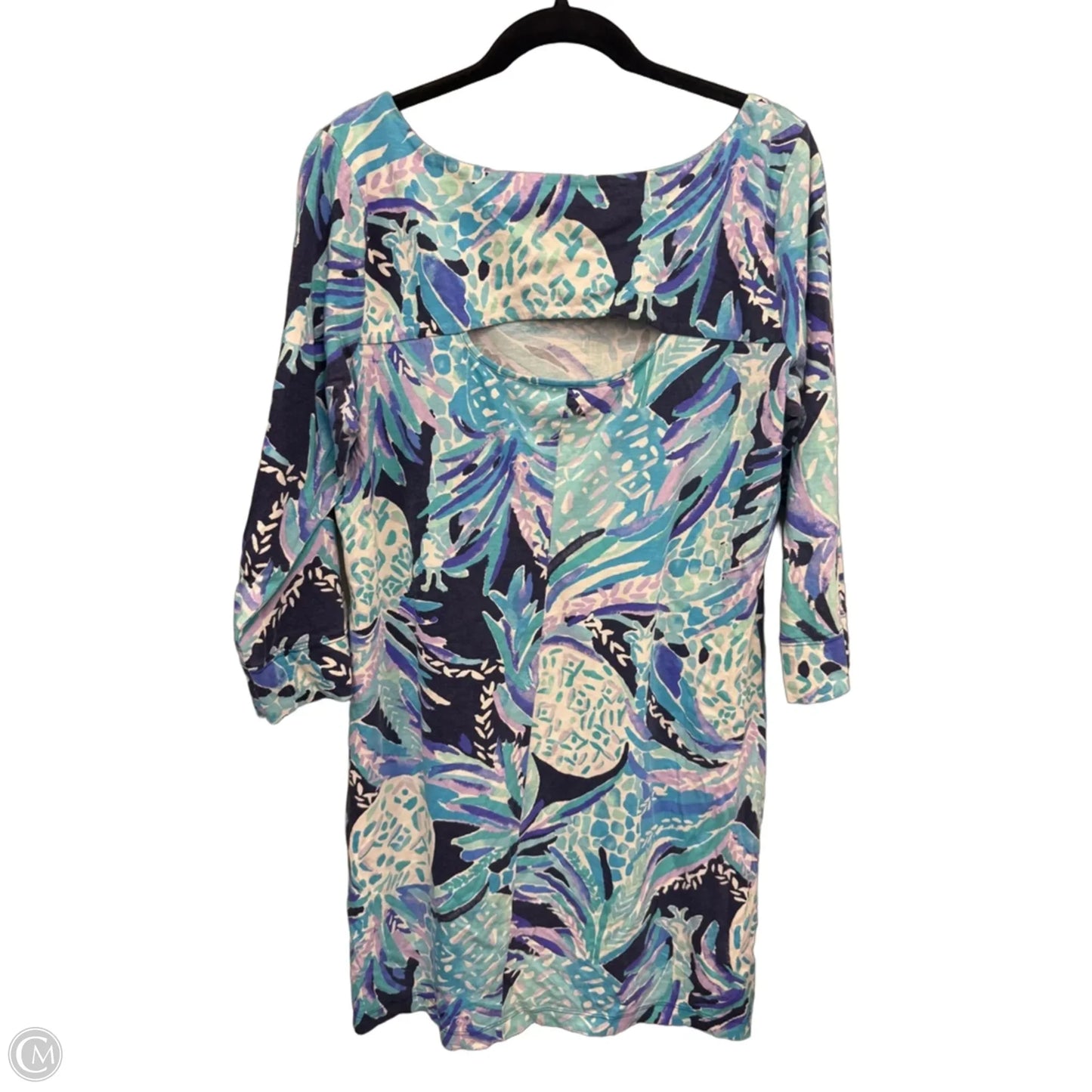 Dress Designer By Lilly Pulitzer In Blue & Purple, Size: Xl