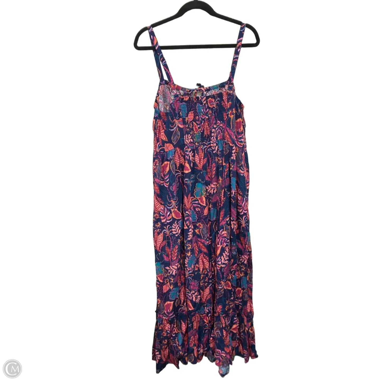 Dress Casual Maxi By Torrid In Blue & Pink, Size: 1x