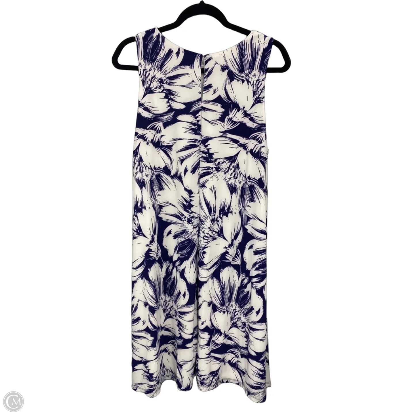 Dress Casual Short By Anne Klein In Blue & White, Size: 16