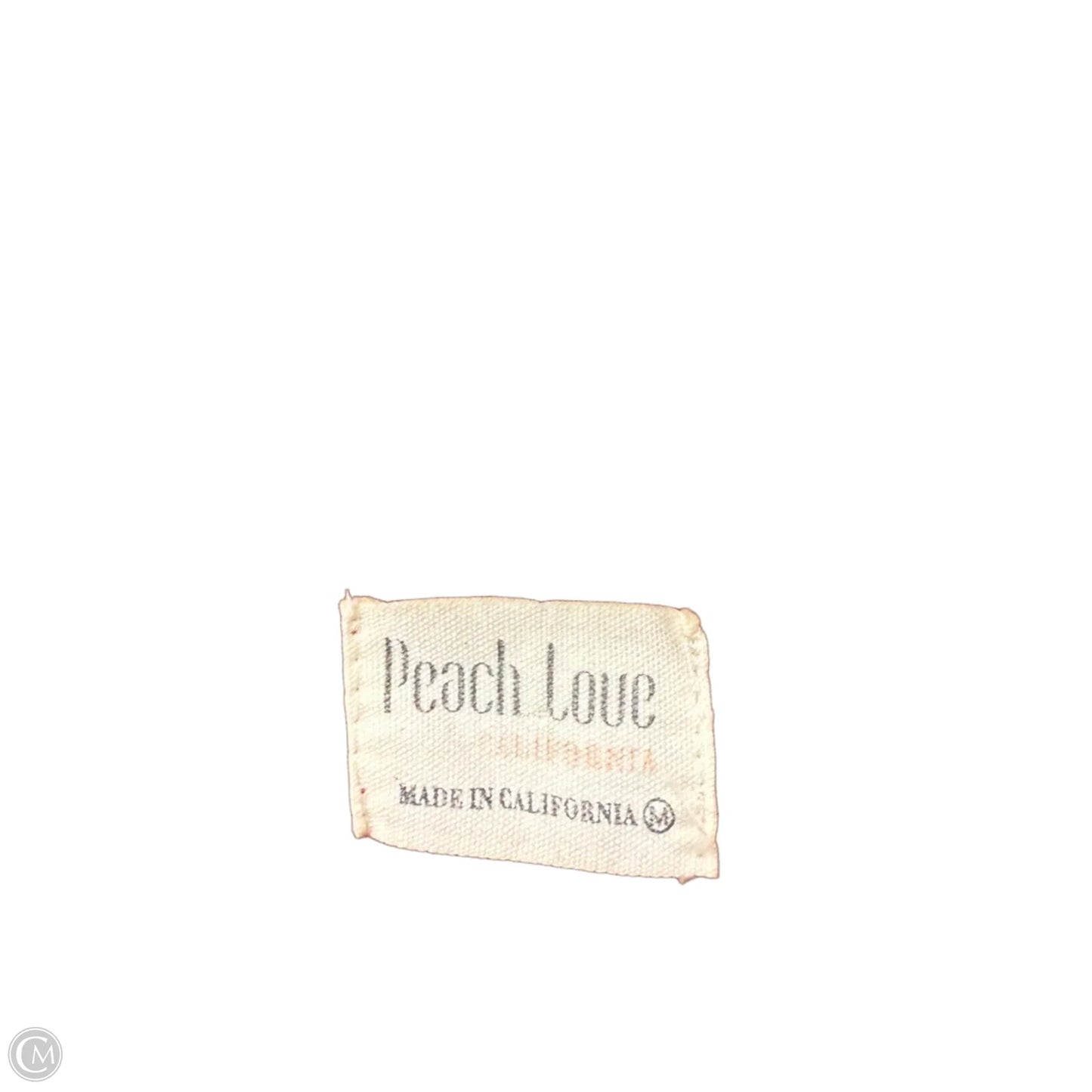 Dress Casual Short By Peach Love Cream California In Orange & Purple, Size: M