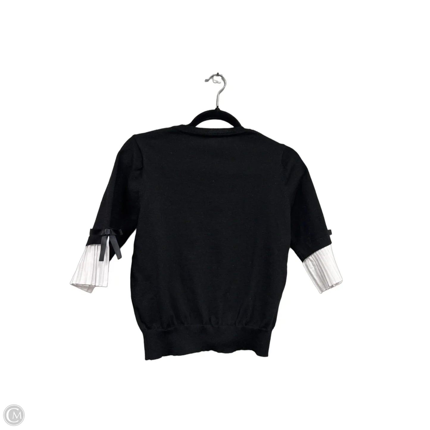 Sweater Short Sleeve By Nanette By Nanette Lepore In Black & White, Size: M
