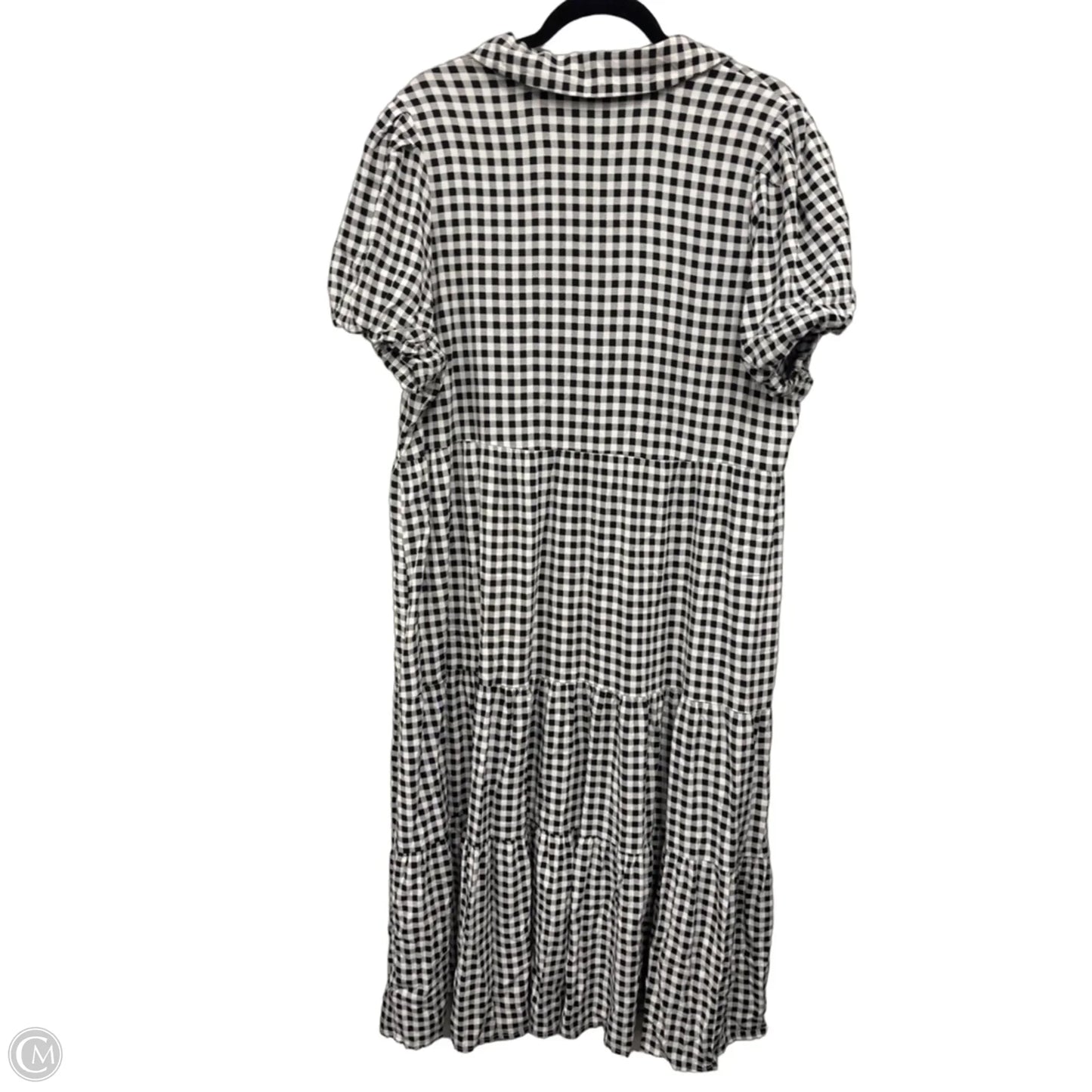 Dress Casual Maxi By Crown And Ivy In Black & White, Size: Xxl