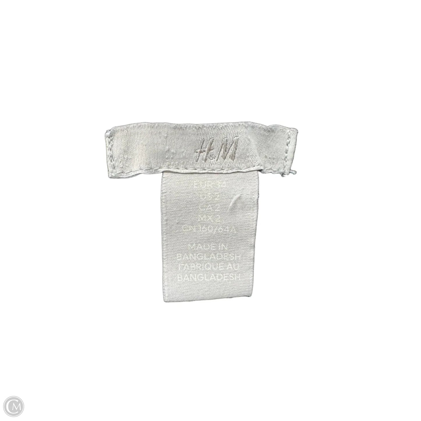 Jeans Skinny By H&m In Black Denim, Size: 2