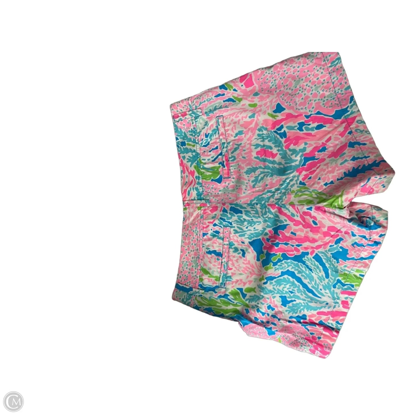 Shorts Designer By Lilly Pulitzer In Blue & Pink, Size: 12
