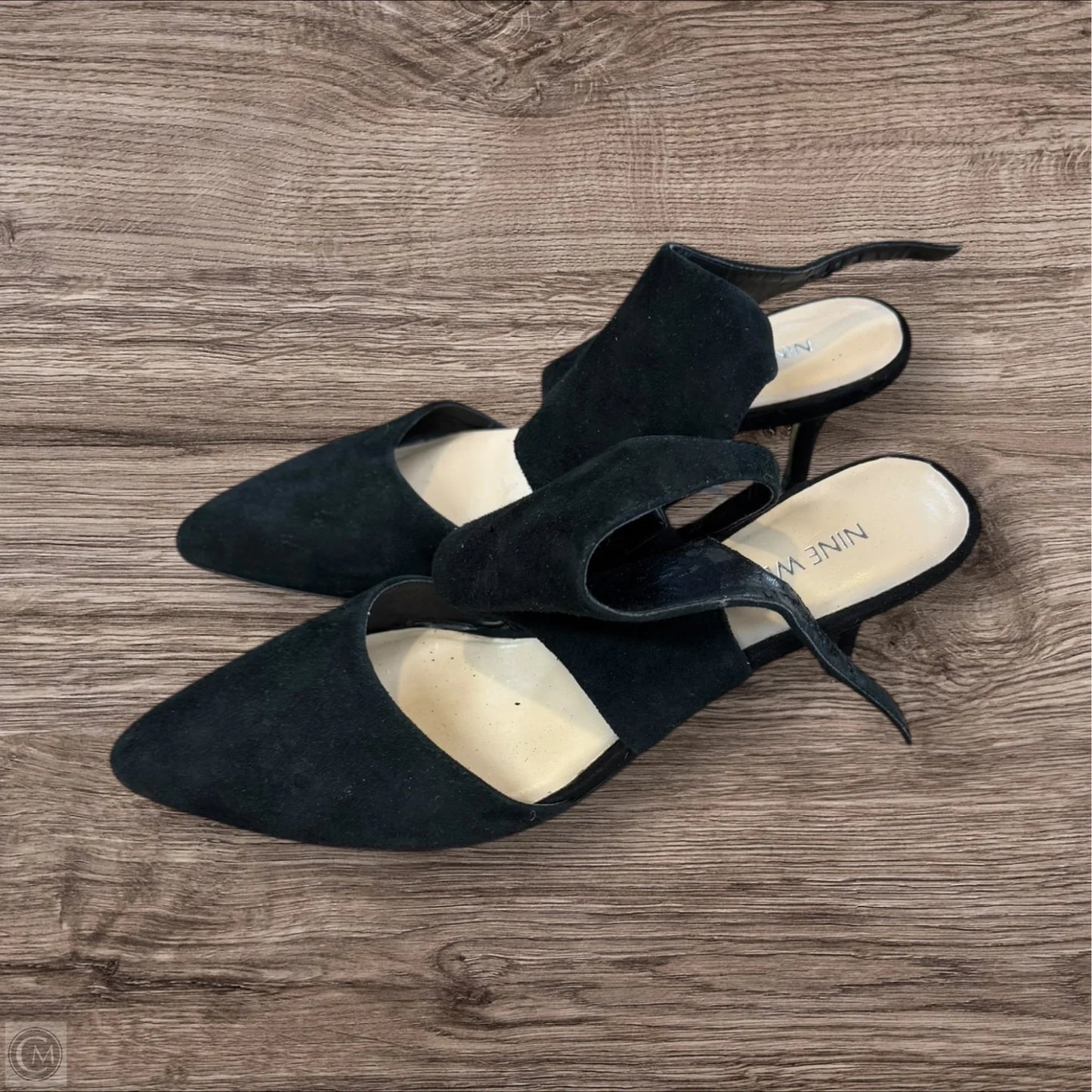 Shoes Heels Kitten By Nine West In Black, Size: 7