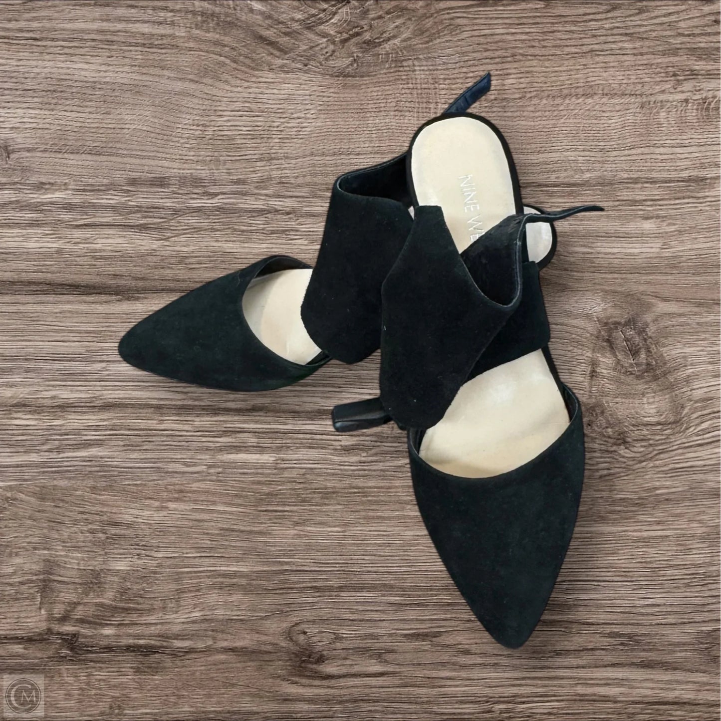 Shoes Heels Kitten By Nine West In Black, Size: 7