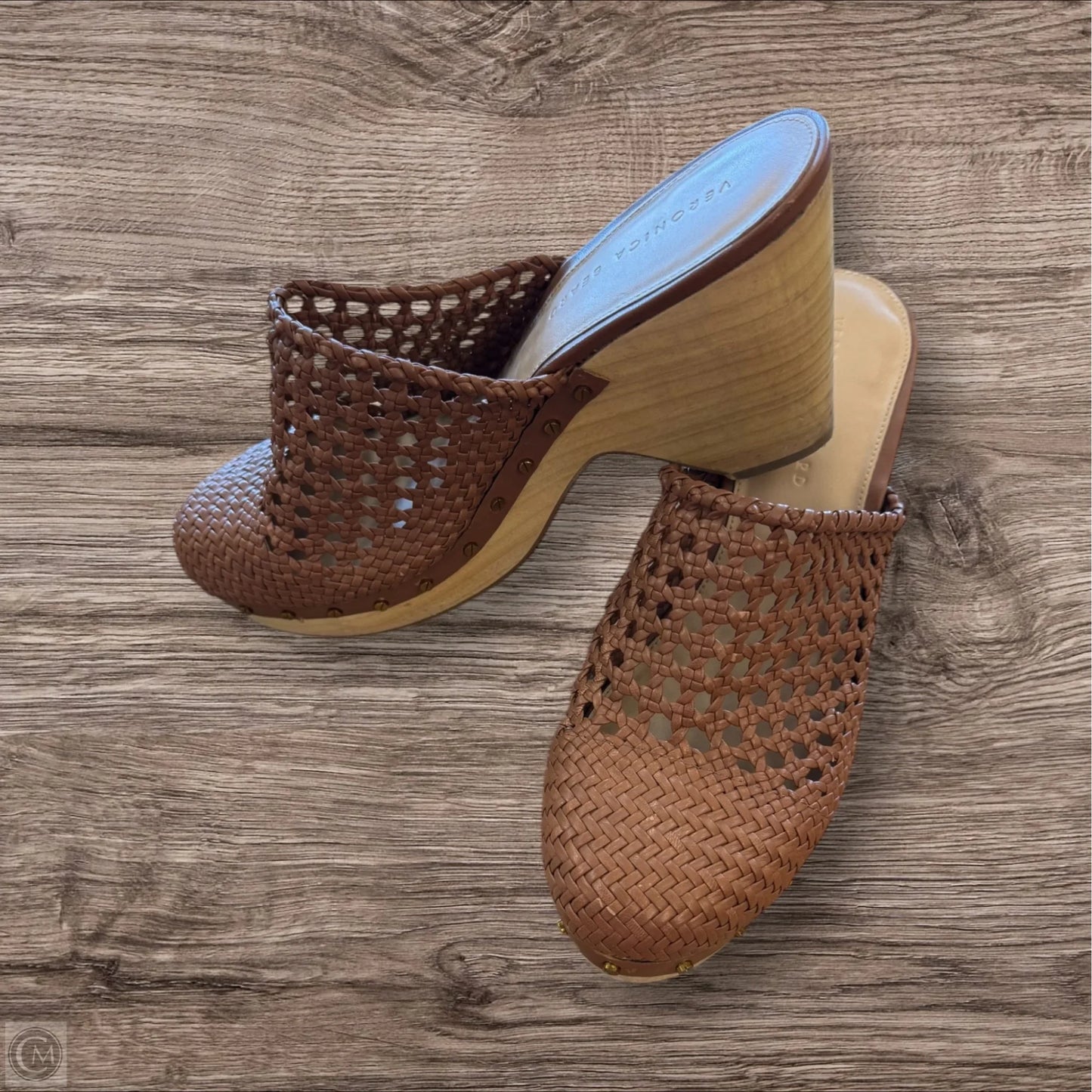 Shoes Heels Block By Veronica Beard In Brown, Size: 11