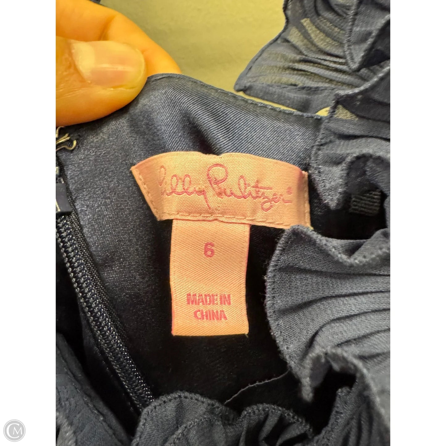 Dress Designer By Lilly Pulitzer In Navy, Size: 6