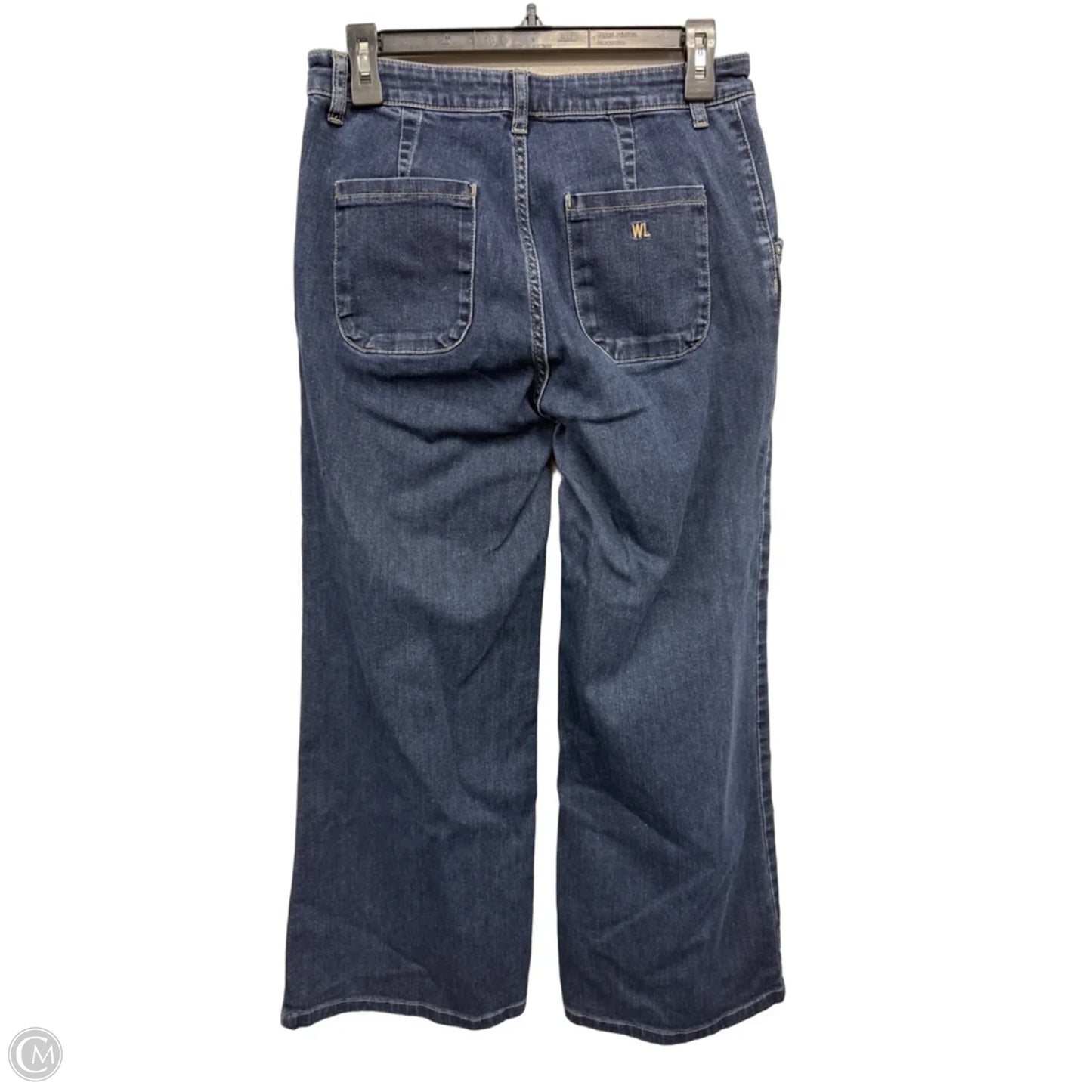 Jeans Wide Leg By Clothes Mentor In Blue Denim, Size: 8