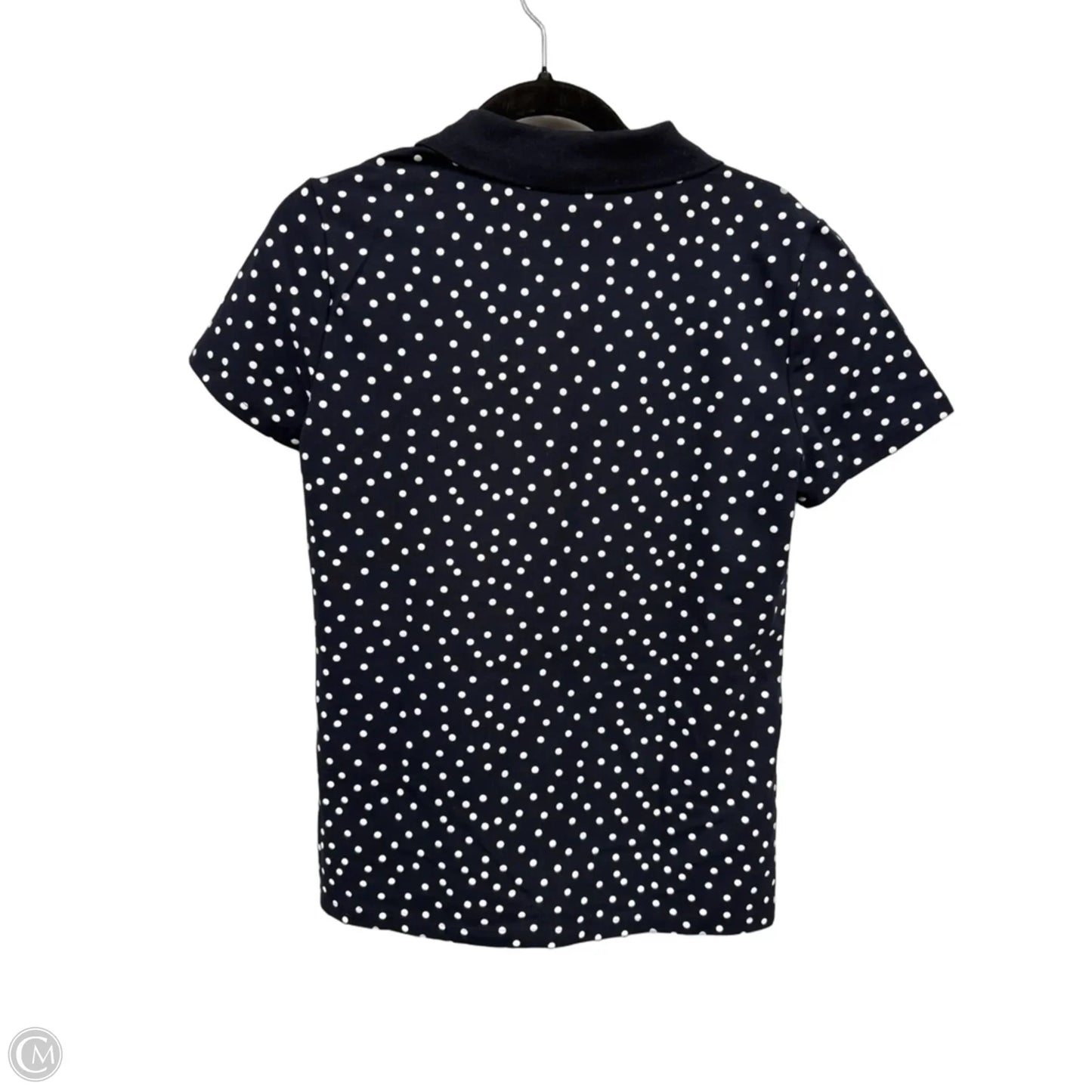 Top Short Sleeve By Tommy Hilfiger In Polkadot Pattern, Size: M