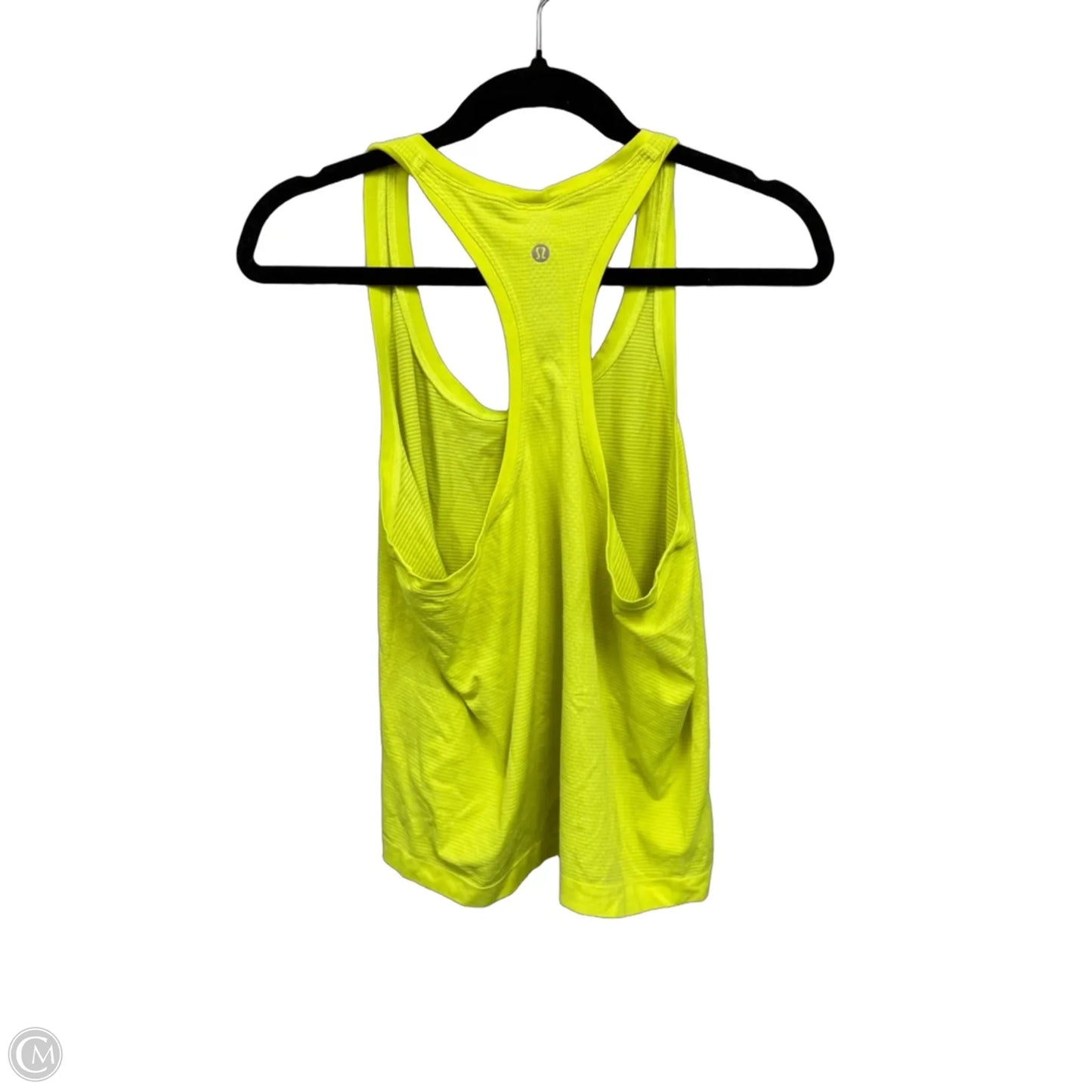 Athletic Tank Top By Lululemon In Yellow, Size: 12