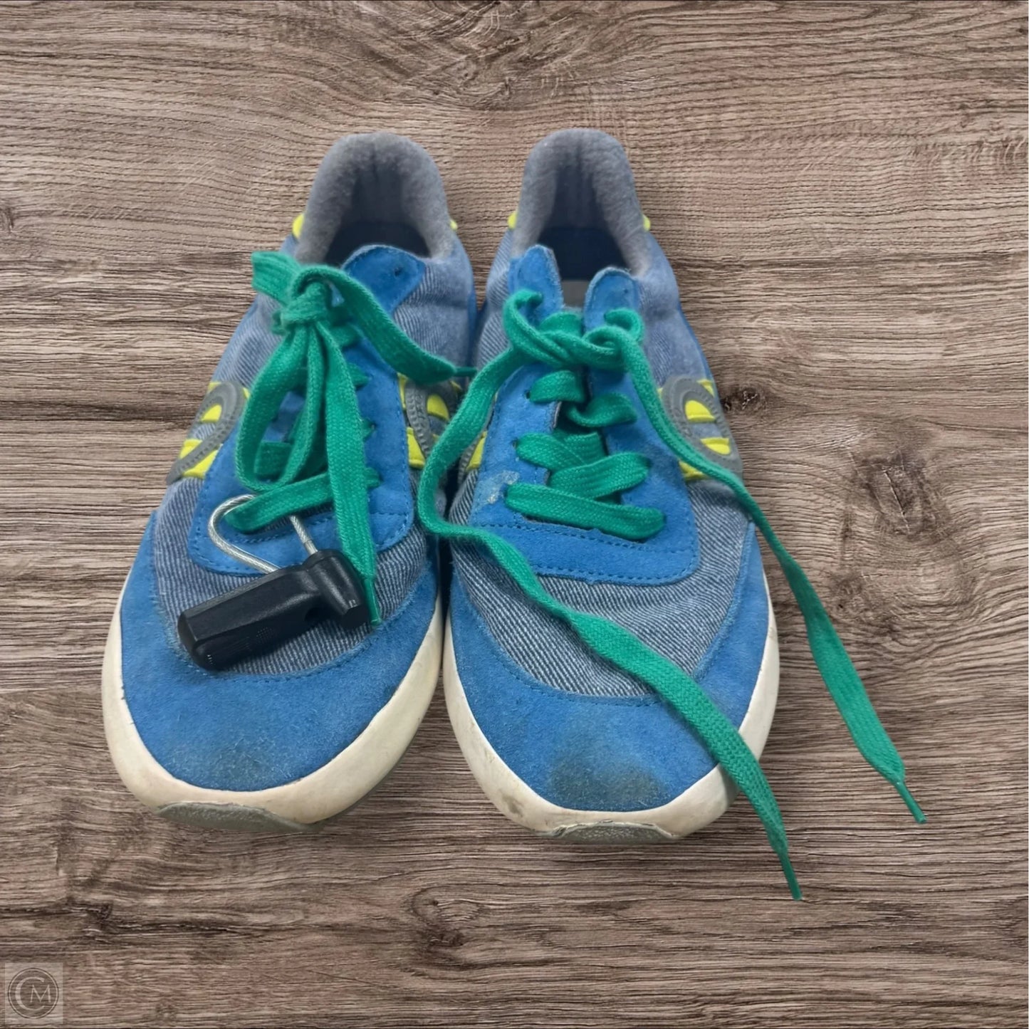 Shoes Sneakers By Cmc In Blue & Grey, Size: 6.5