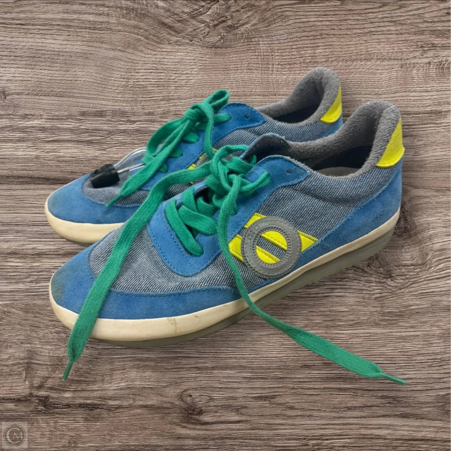 Shoes Sneakers By Cmc In Blue & Grey, Size: 6.5