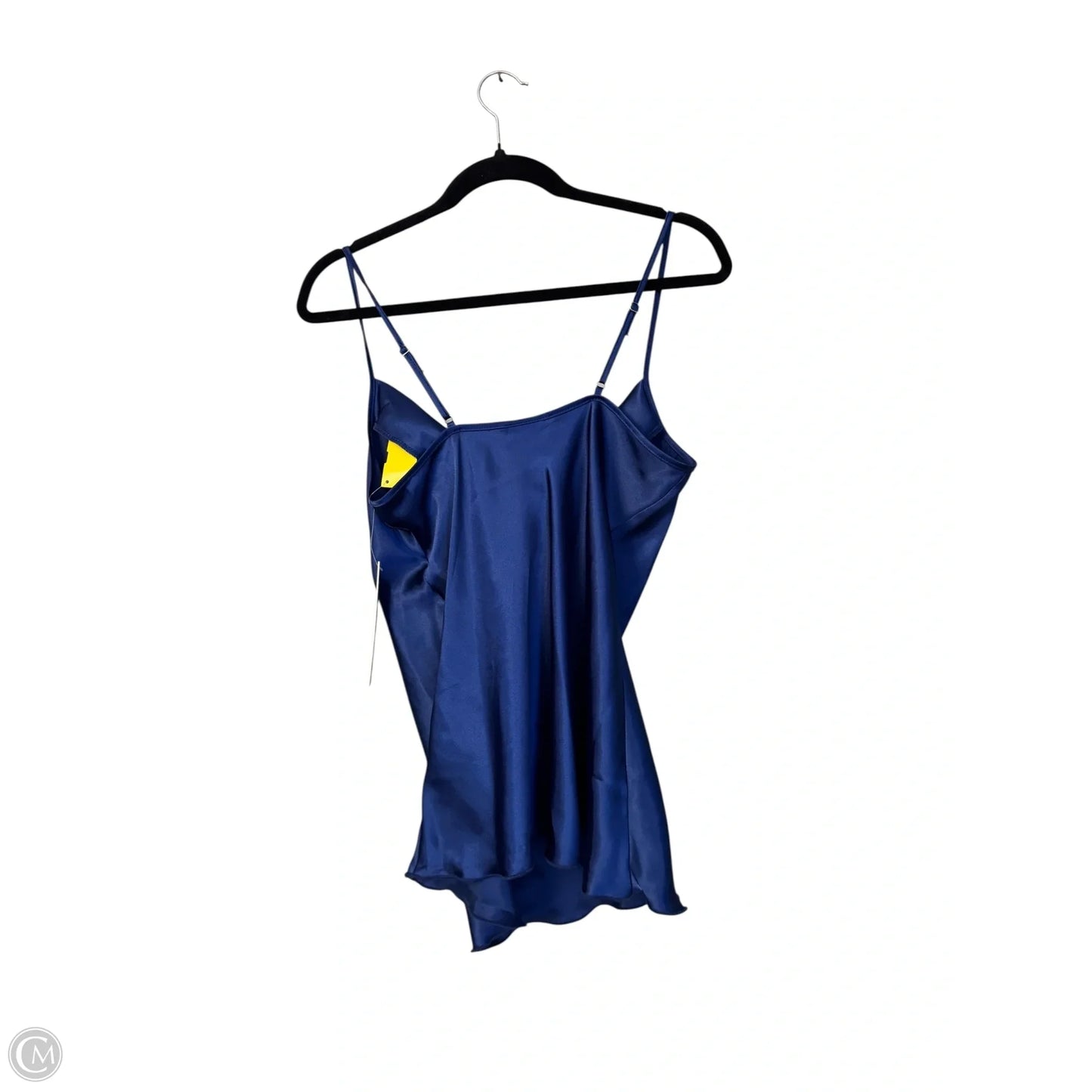 Blouse Sleeveless By Nicole Miller In Blue, Size: M