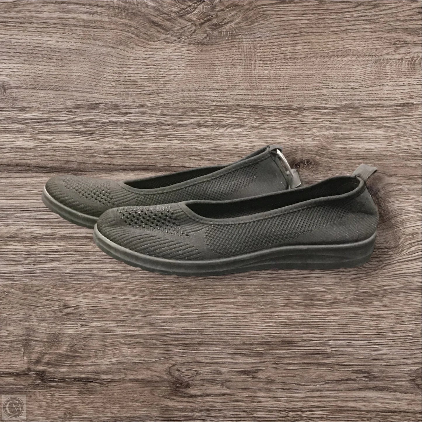 Shoes Flats By Clothes Mentor In Black, Size: 8.5