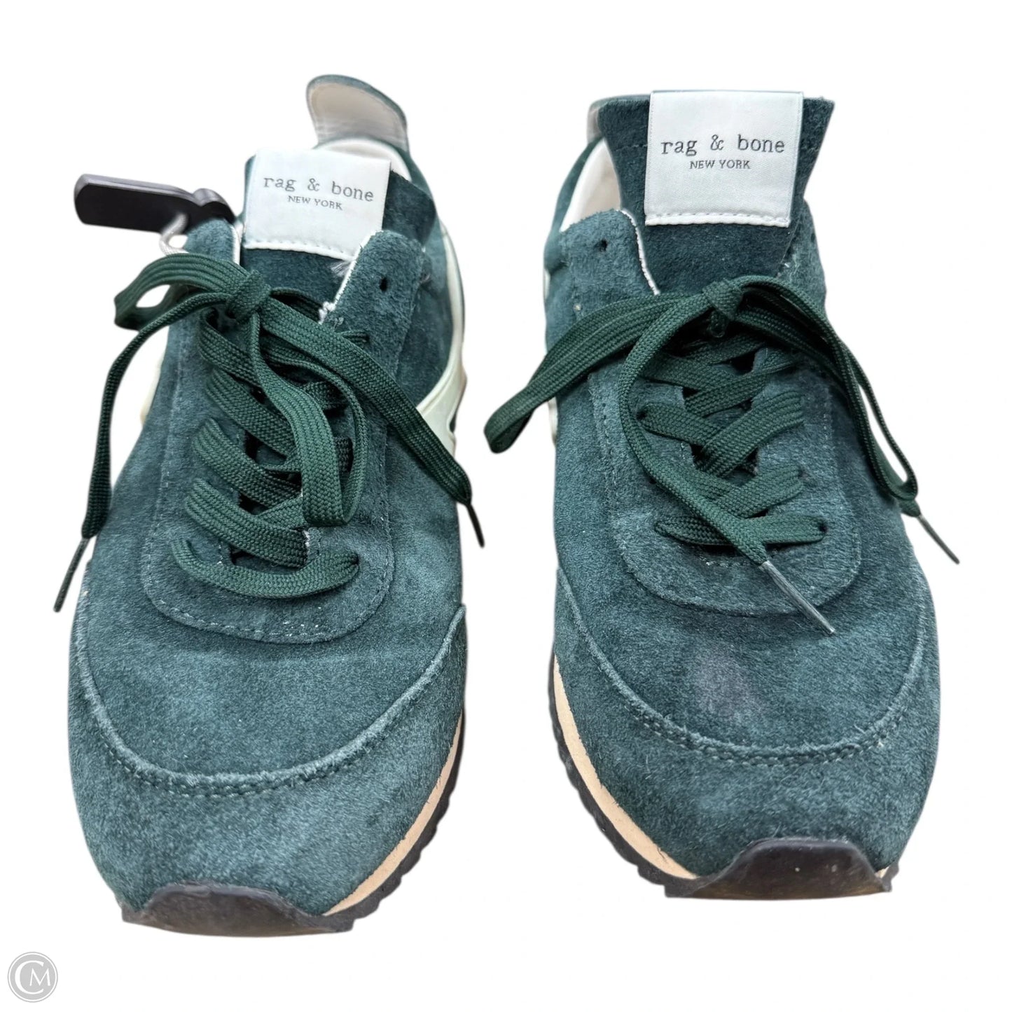 Shoes Sneakers By Rag And Bone In Green & White, Size: 9