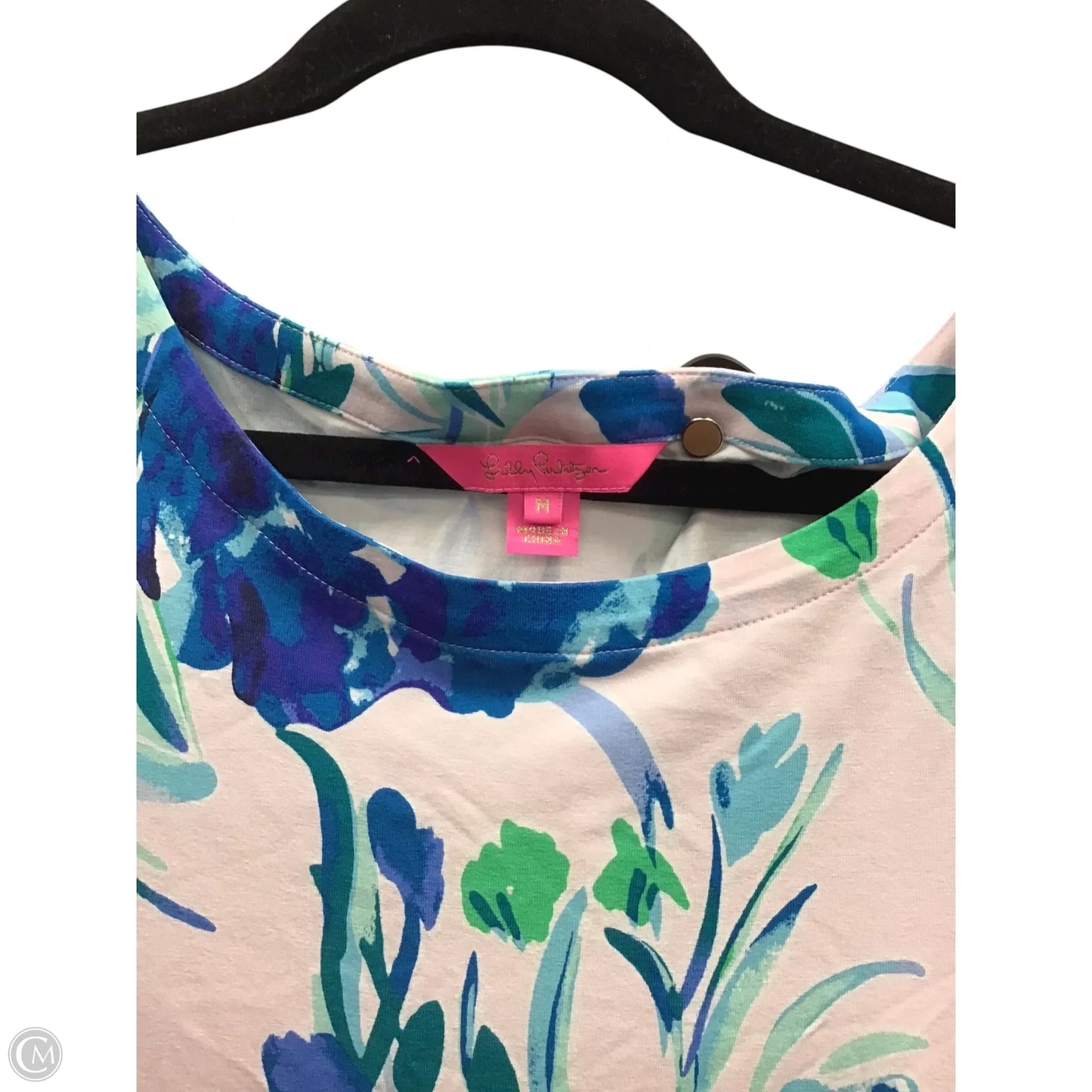 Dress Designer By Lilly Pulitzer In Blue & Pink, Size: M