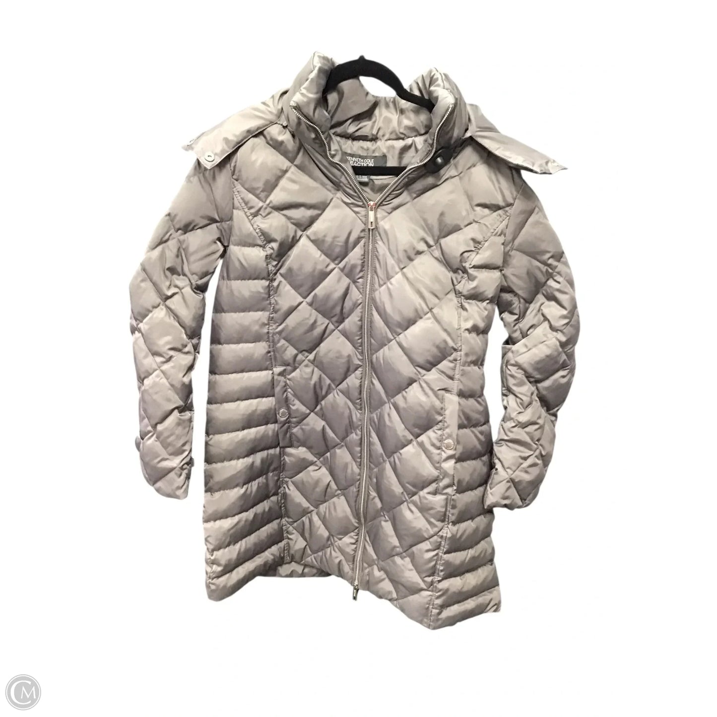 Coat Parka By Kenneth Cole Reaction In Grey, Size: Xl