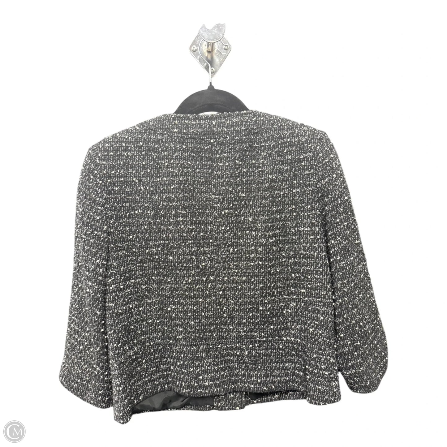 Blazer By Michael By Michael Kors In Black & Gold, Size: L