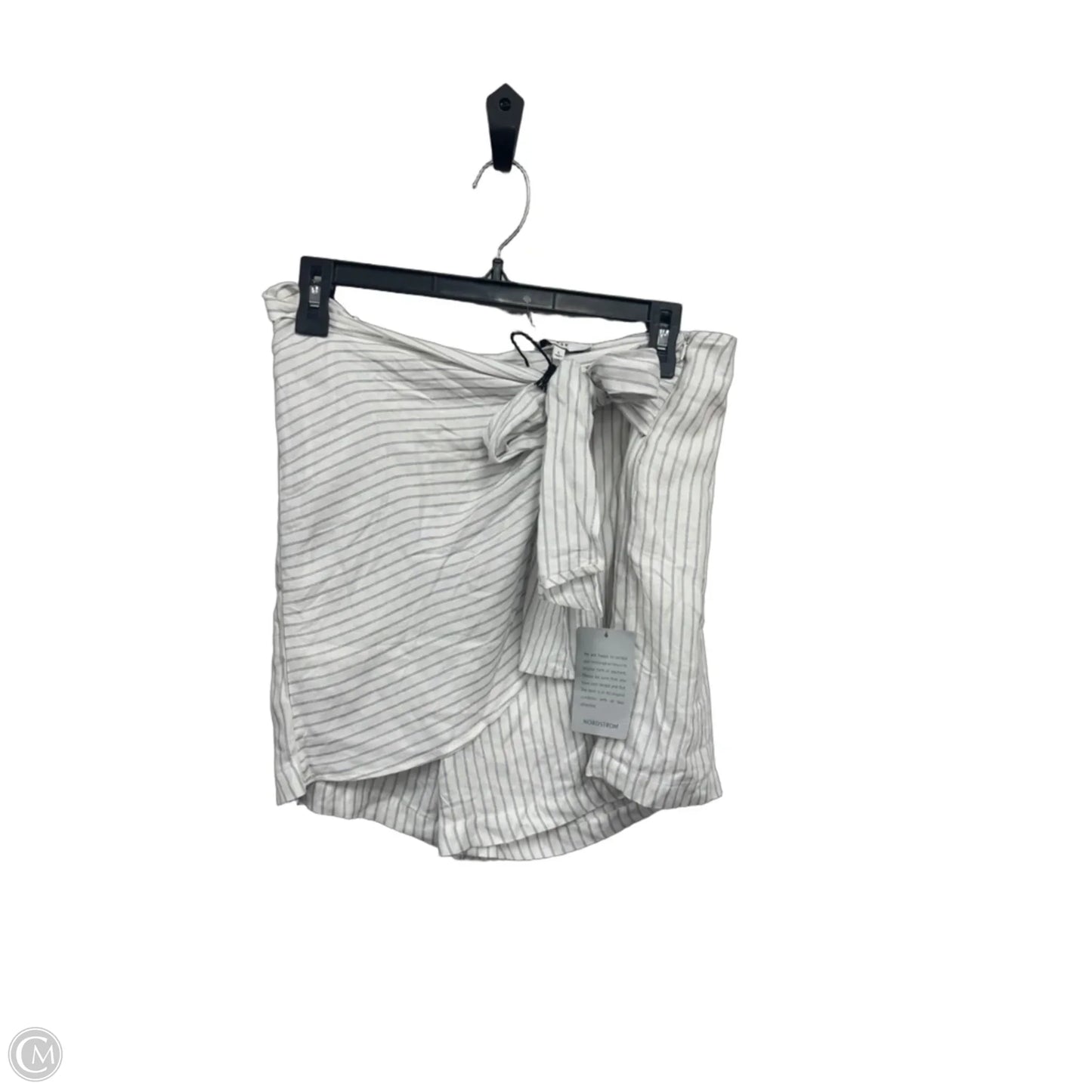 Skort By Clothes Mentor In Striped Pattern, Size: L