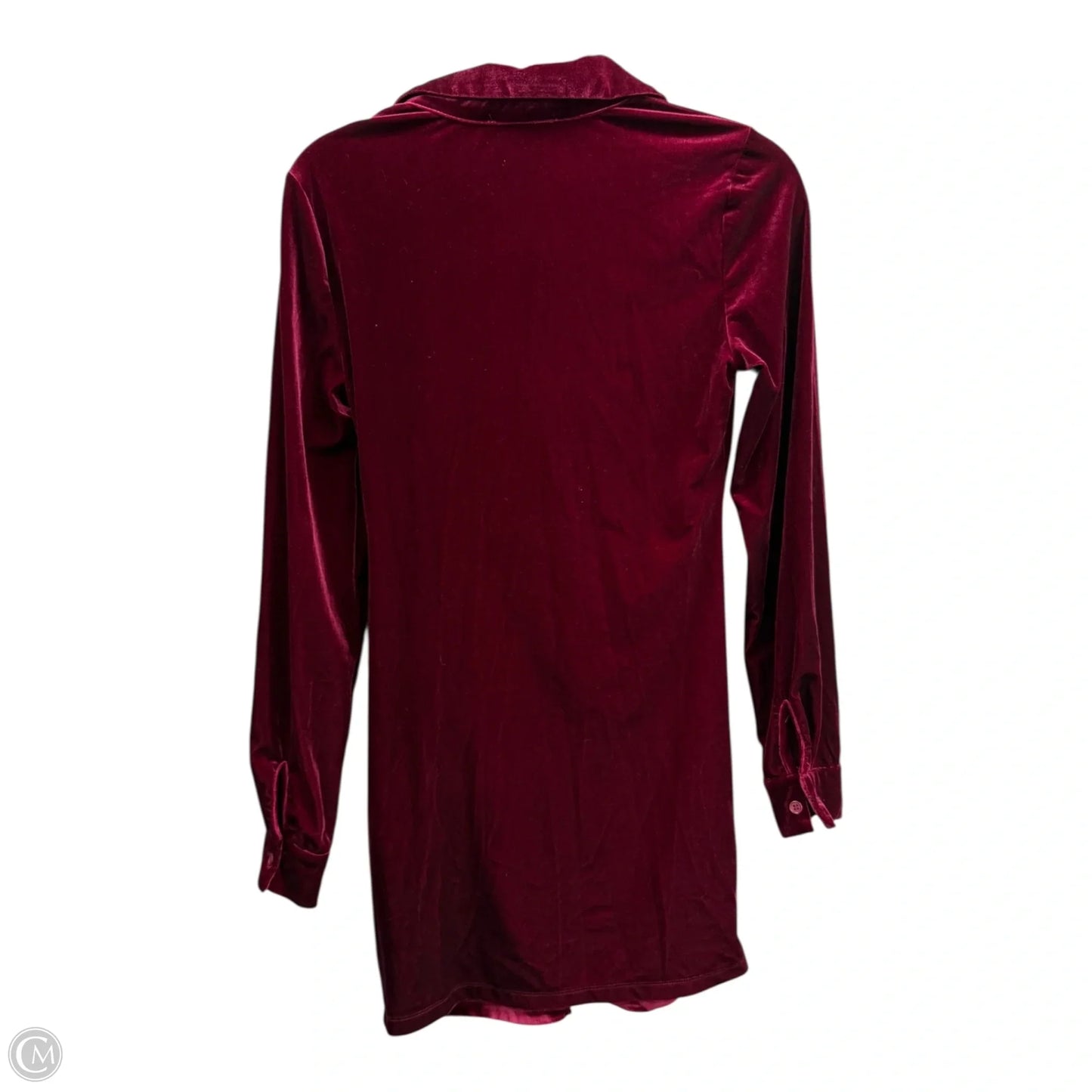 Dress Casual Short By Forever 21 In Maroon, Size: L