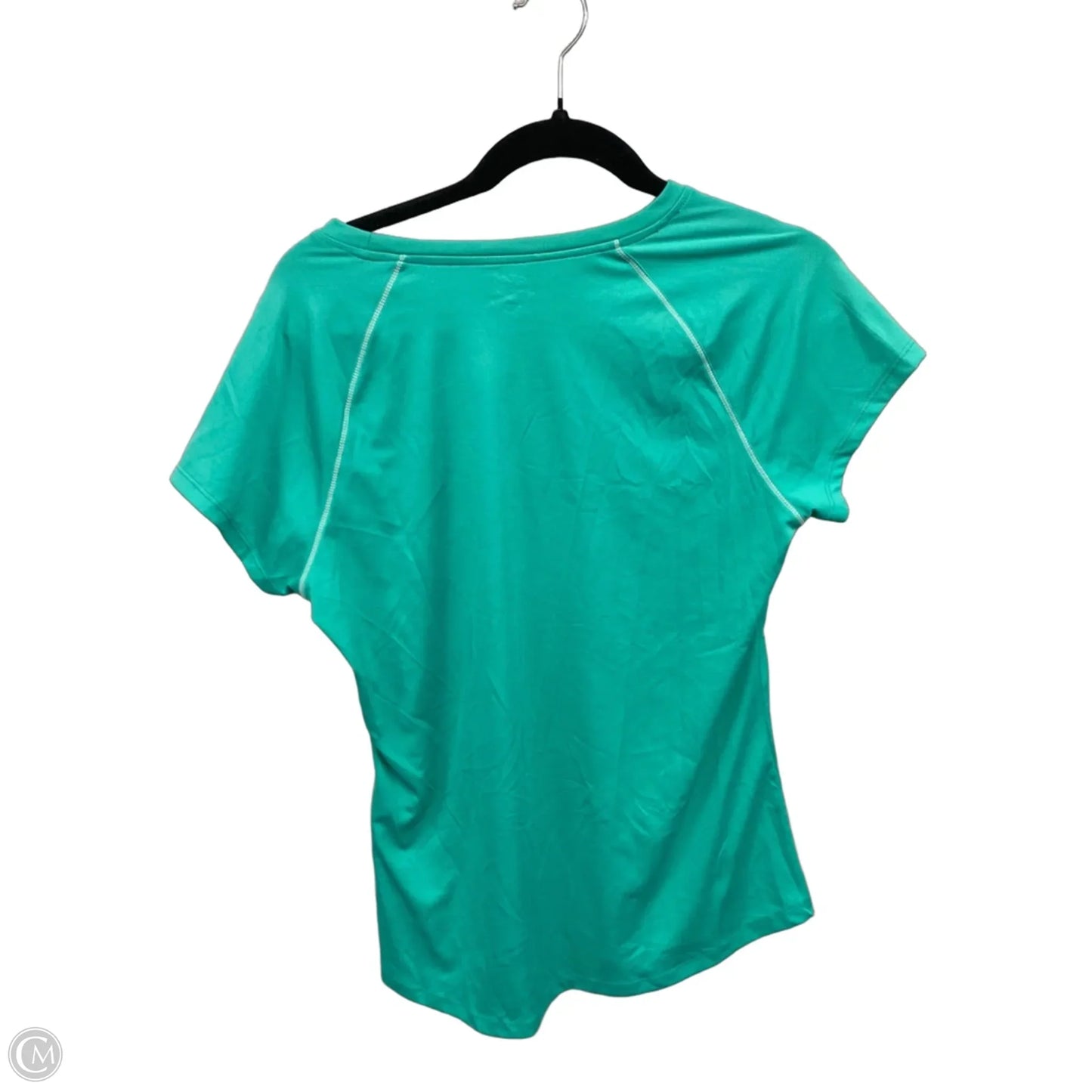 Athletic Top Short Sleeve By Champion In Green, Size: Xl