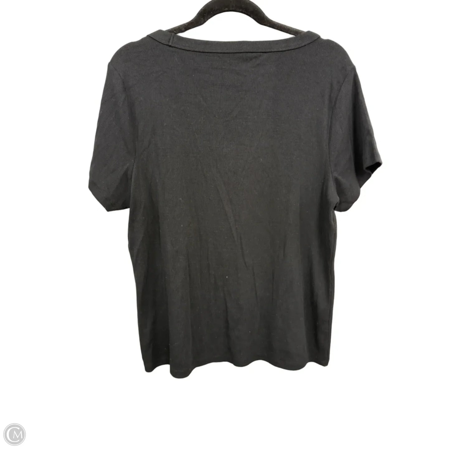Top Short Sleeve Basic By Old Navy In Black, Size: Xxl